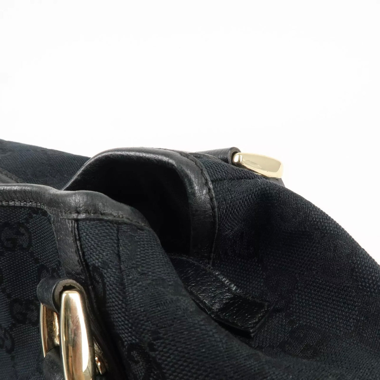 Abbey GG Canvas Leather Tote Bag