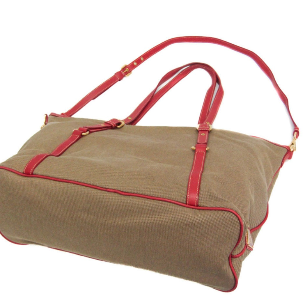 Prada Jacquard, Leather Tote Bag