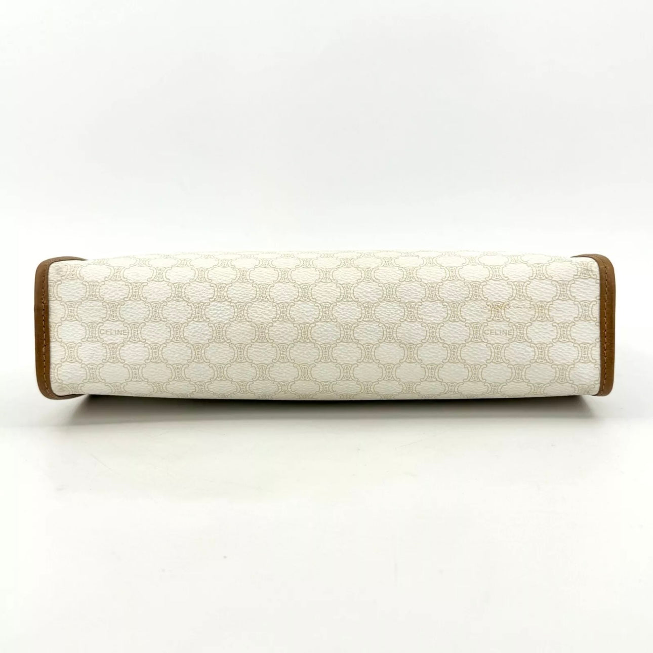 CELINE Macadam Clutch Bag Ivory