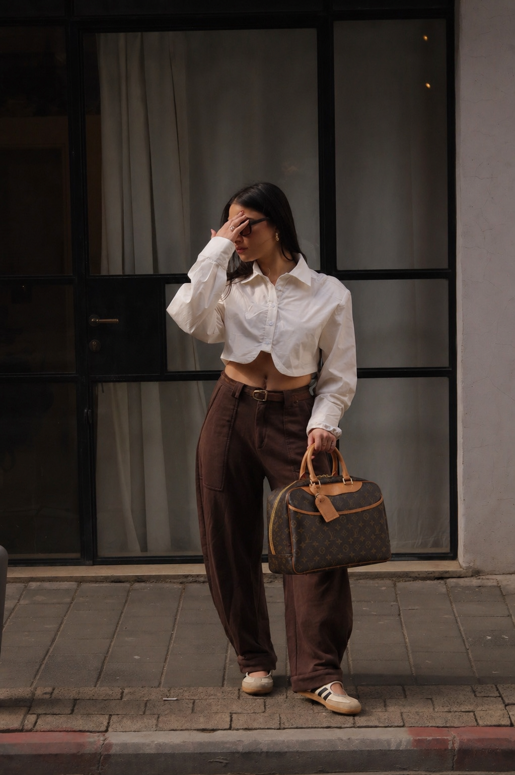 Louis Vuitton Louis Deauville Hand Bag - Brown, Leather