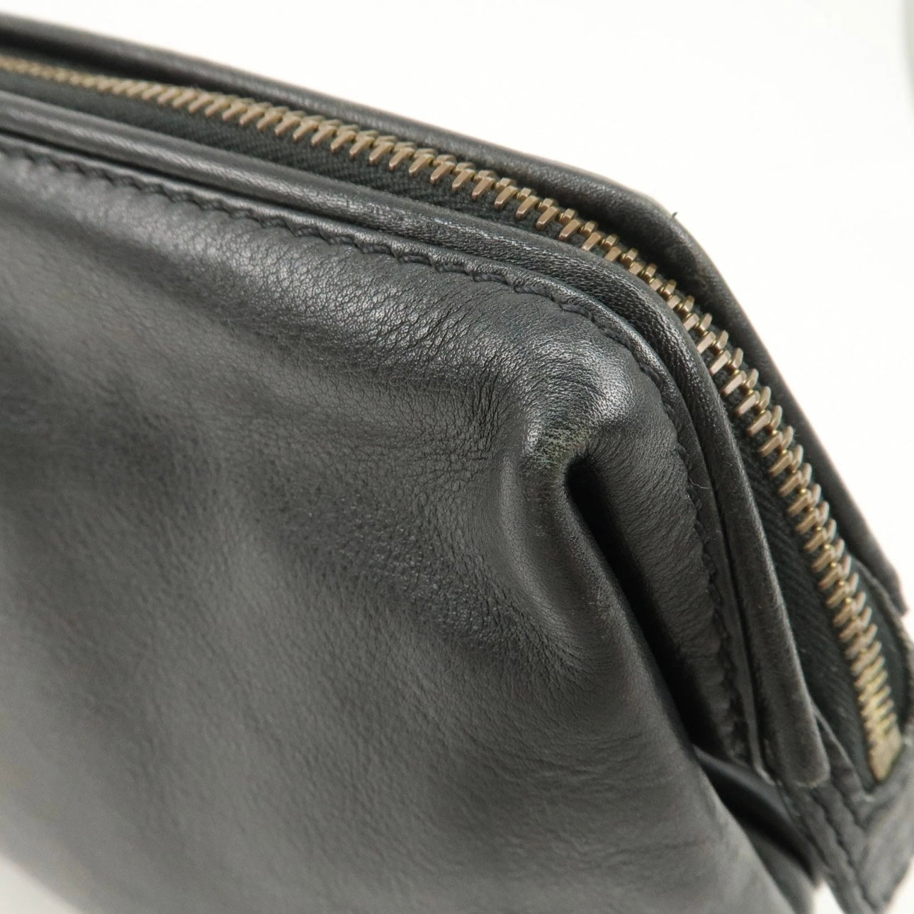 CELINE Clutch - Black, Leather