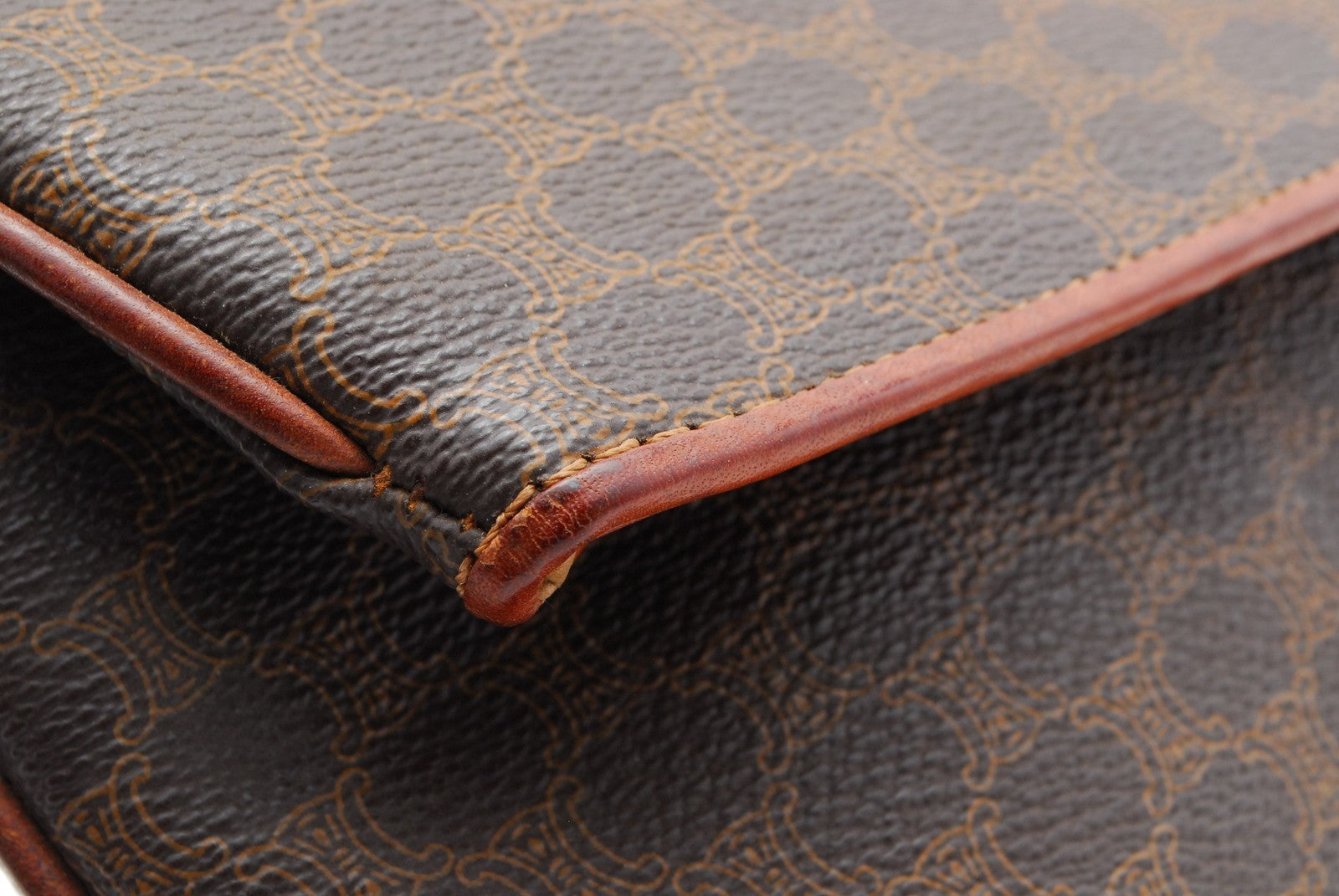 Celine Macadam Clutch Bag - Brown, PVC