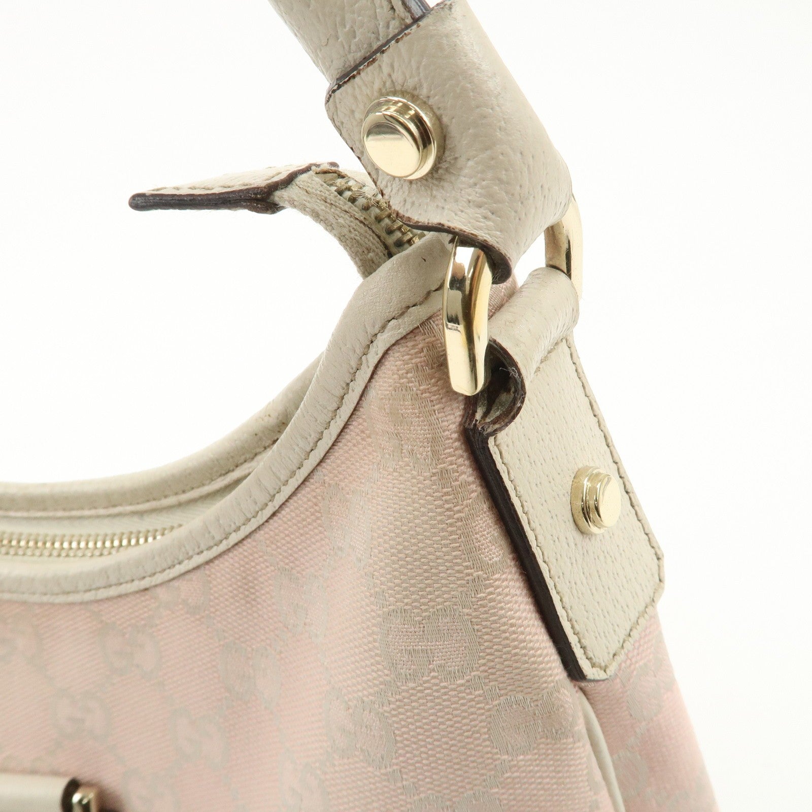 Gucci Shoulder Bag - Pink, Ivory, Canvas