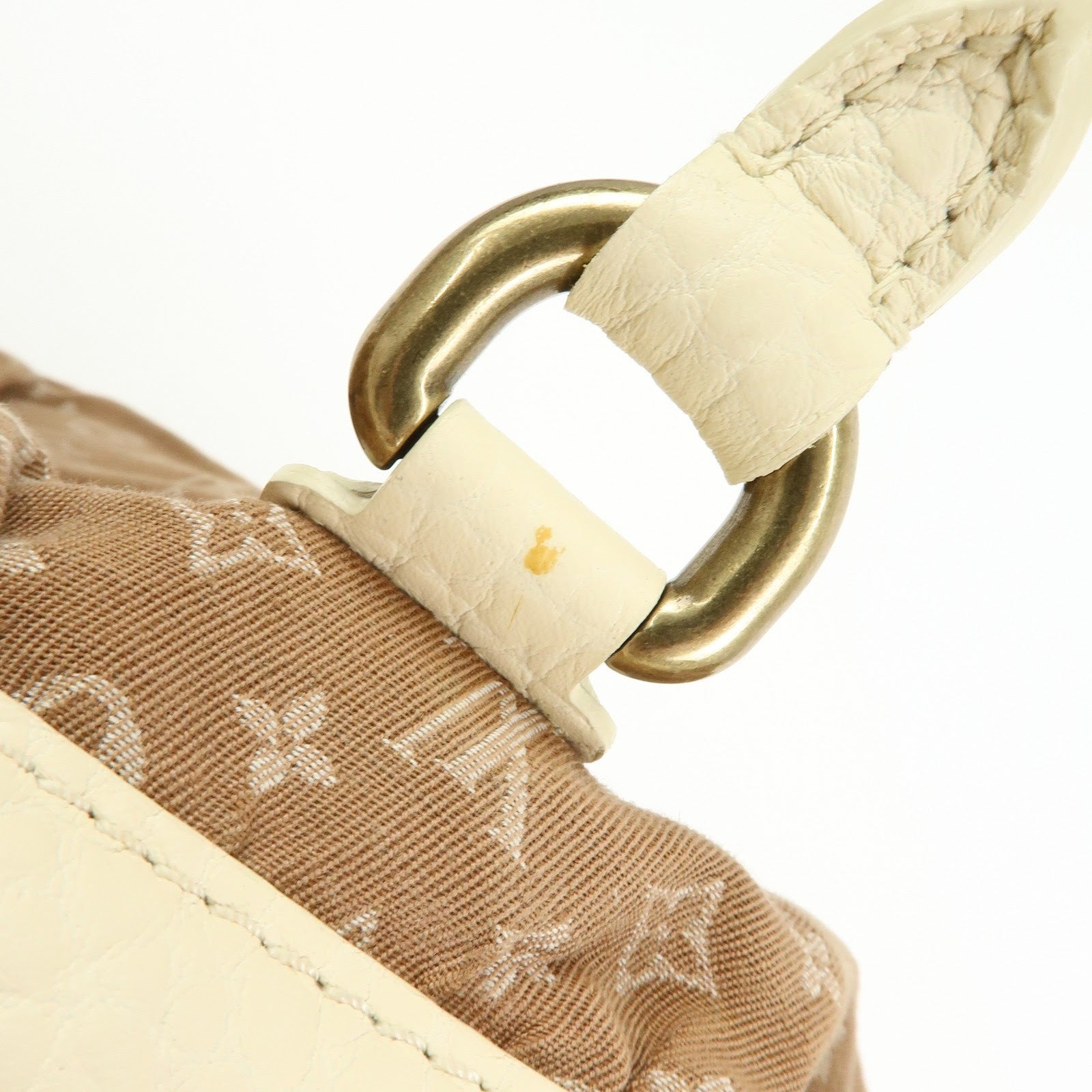 Louis Vuitton Hand Bag - Camel, Monogram Mini Lin Canvas