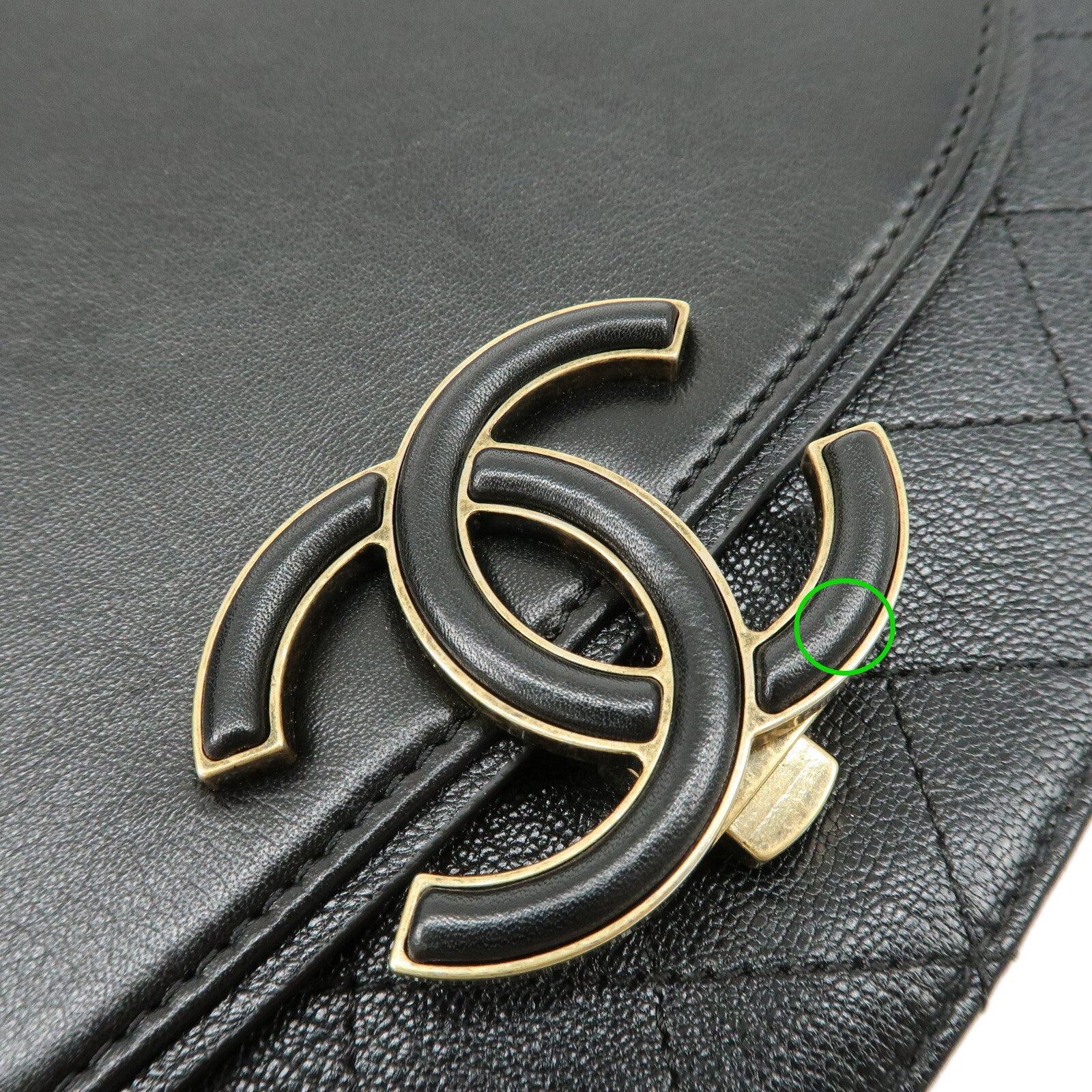 Chanel Matelasse 2 Way Hand Bag - Black, Lamb Skin