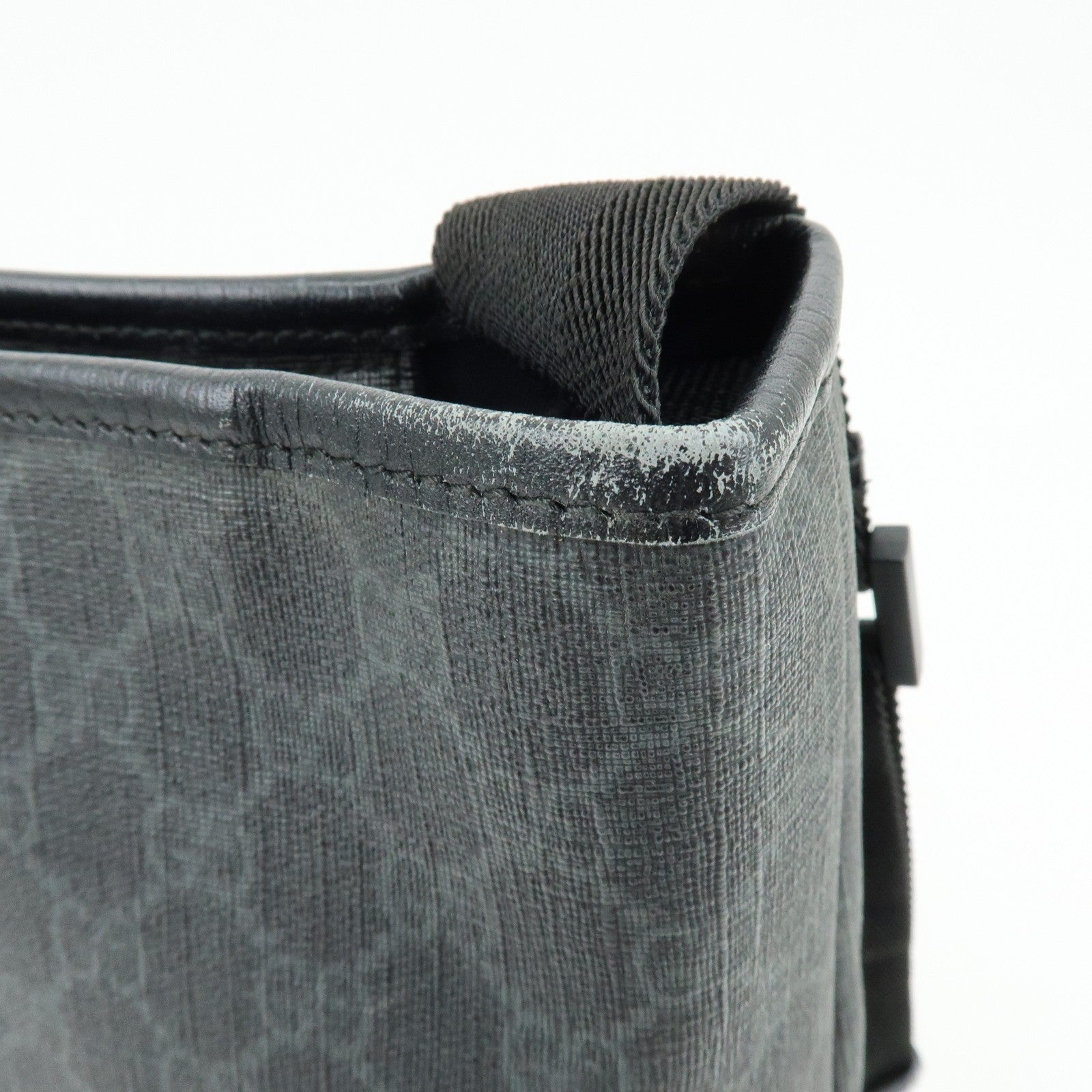GUCCI GG Supreme 2Way Bag Hand Bag Shoulder Bag Black