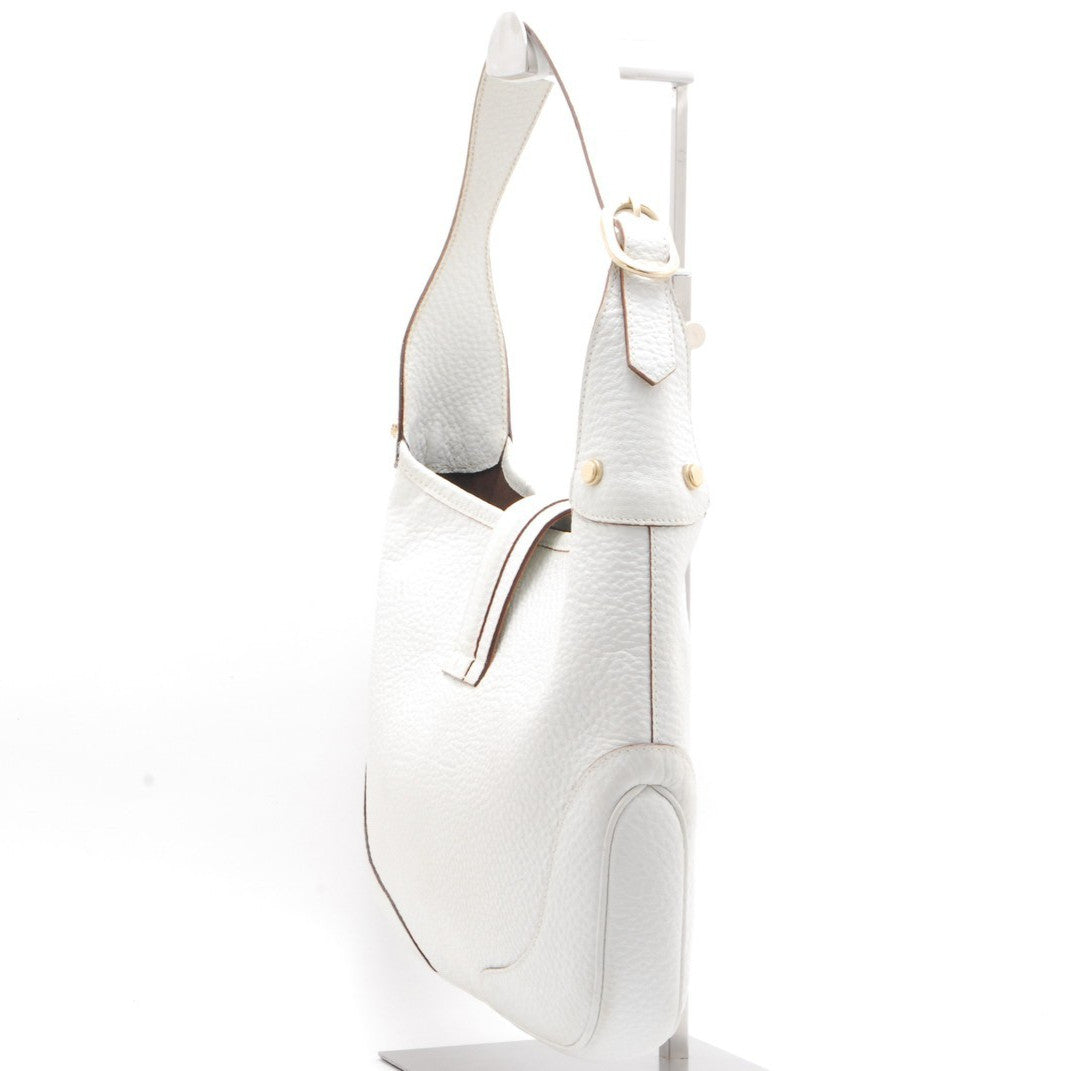 Gucci Shoulder Bag - White, Leather