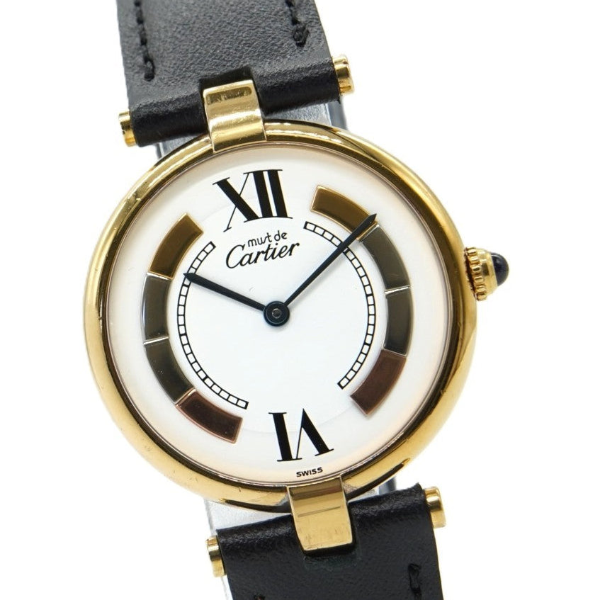 Cartier Must de Cartier Wristwatch - Gold, Stainless Steel