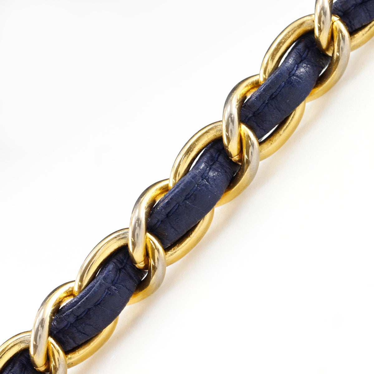 Chanel Matelasse Drawstring Shoulder Bag - Navy Blue, Lambskin