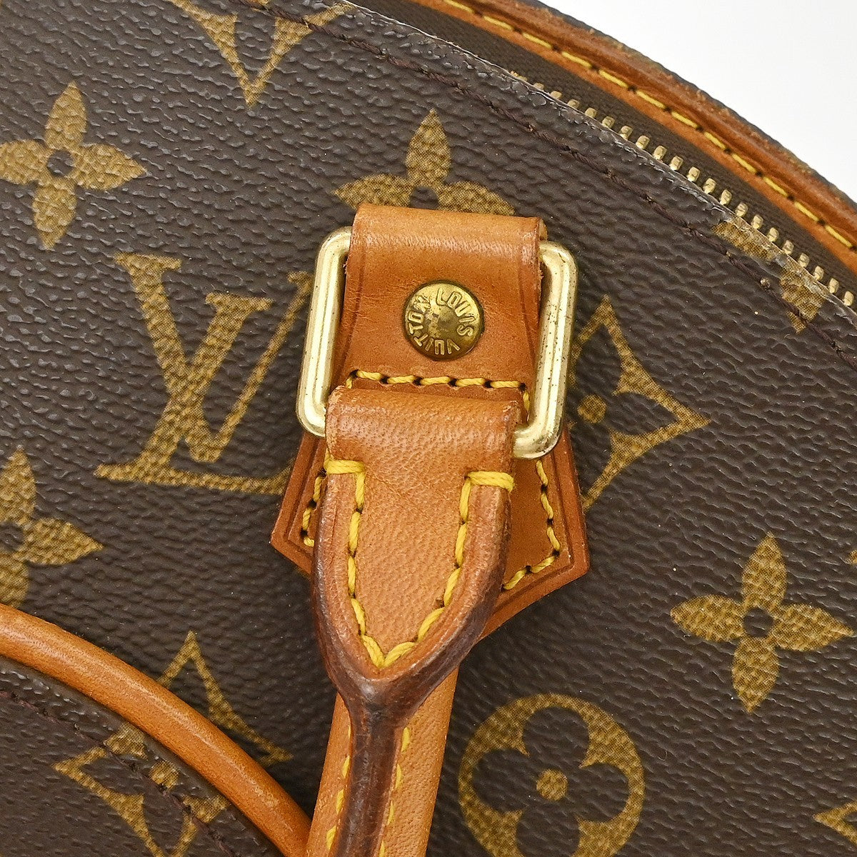 Louis Vuitton Ellipse PM Handbag - Brown, Monogram Canvas, Leather