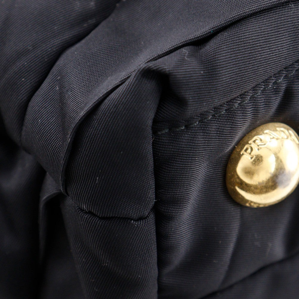 Prada Quilted Tote Handbag - Black, Nylon