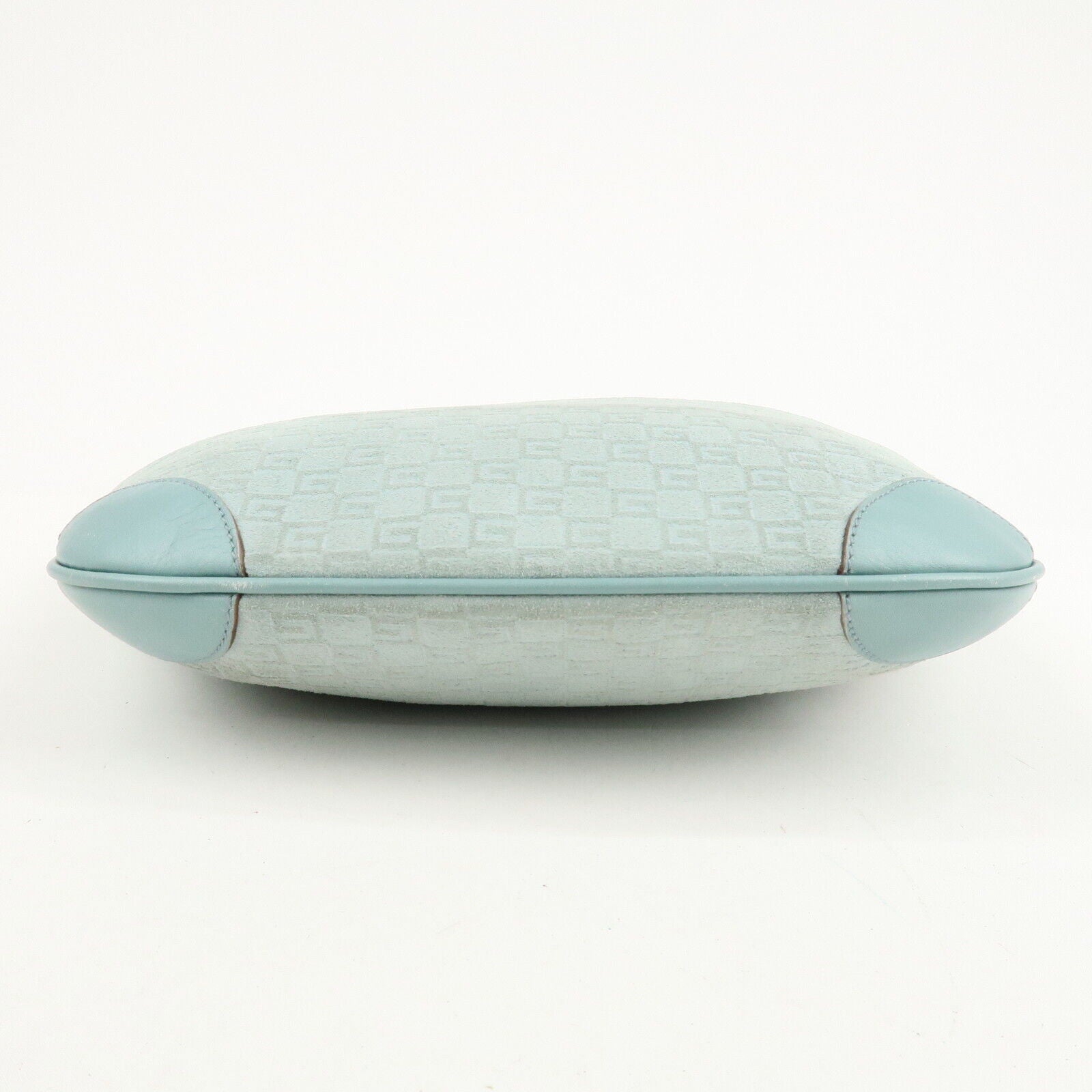 Gucci Shoulder Bag - Light Blue, Suede, Leather