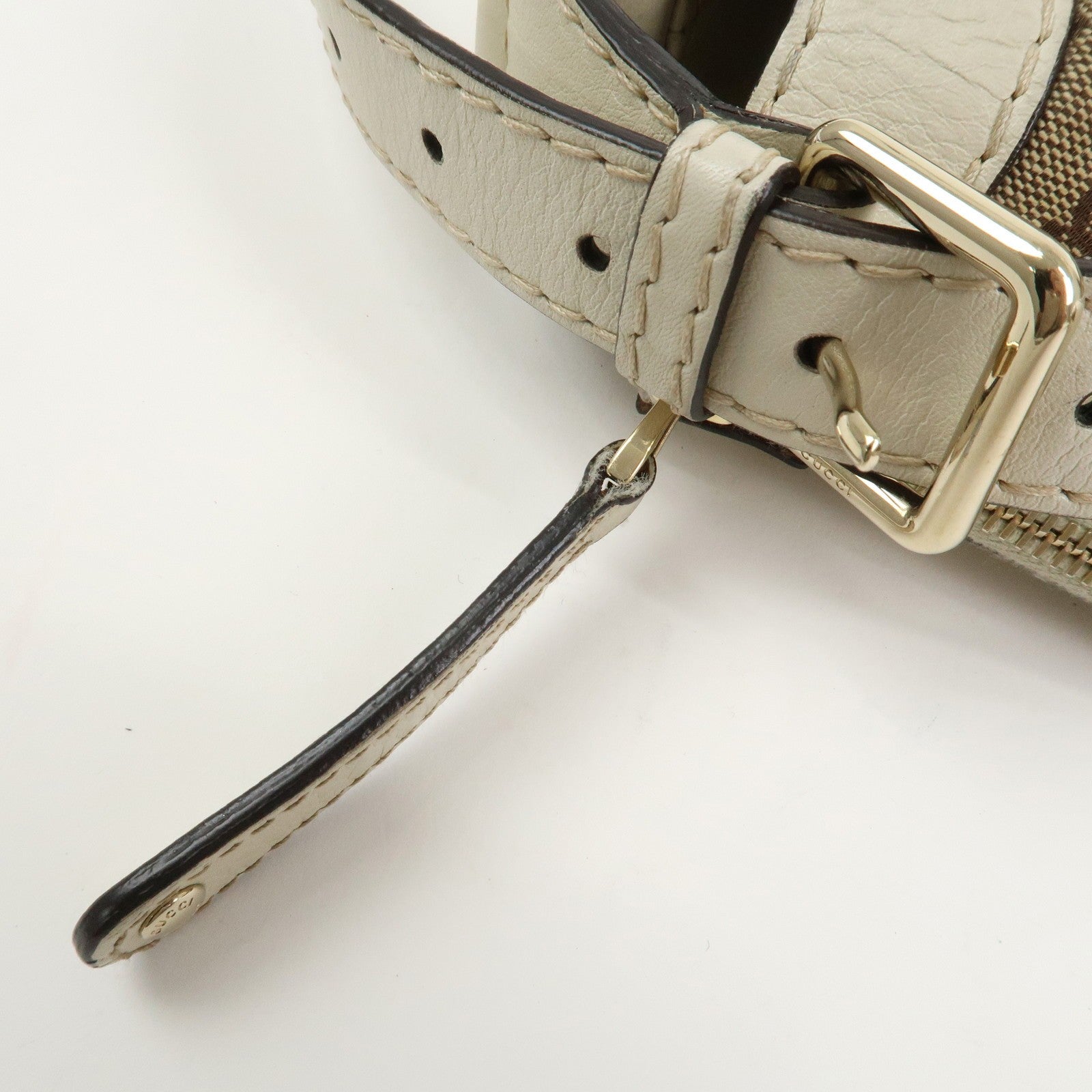 Gucci Shoulder Bag - Brown/Ivory, GG Canvas/Leather