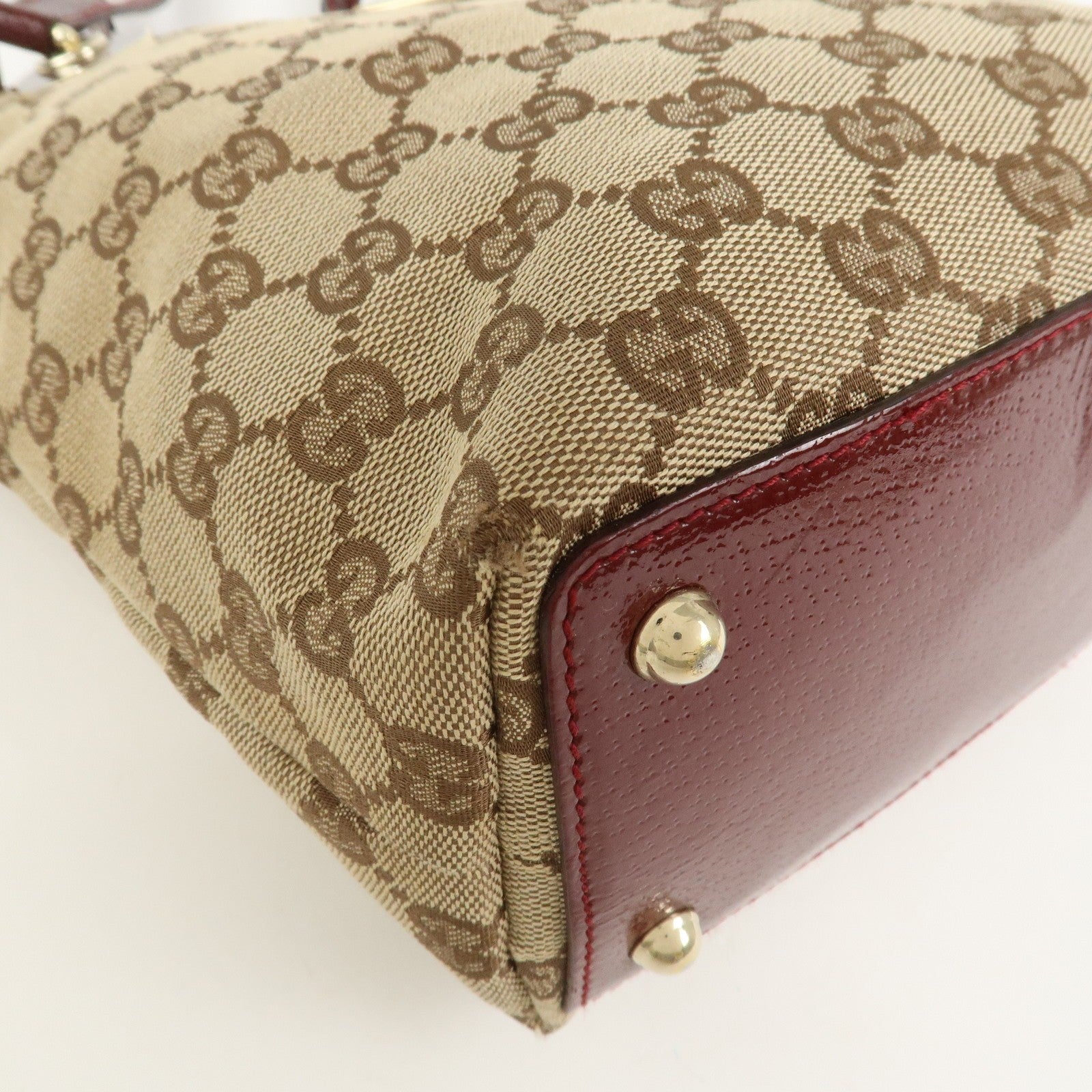 Gucci Tote Bag - Brown Bordeaux, GG Canvas Leather