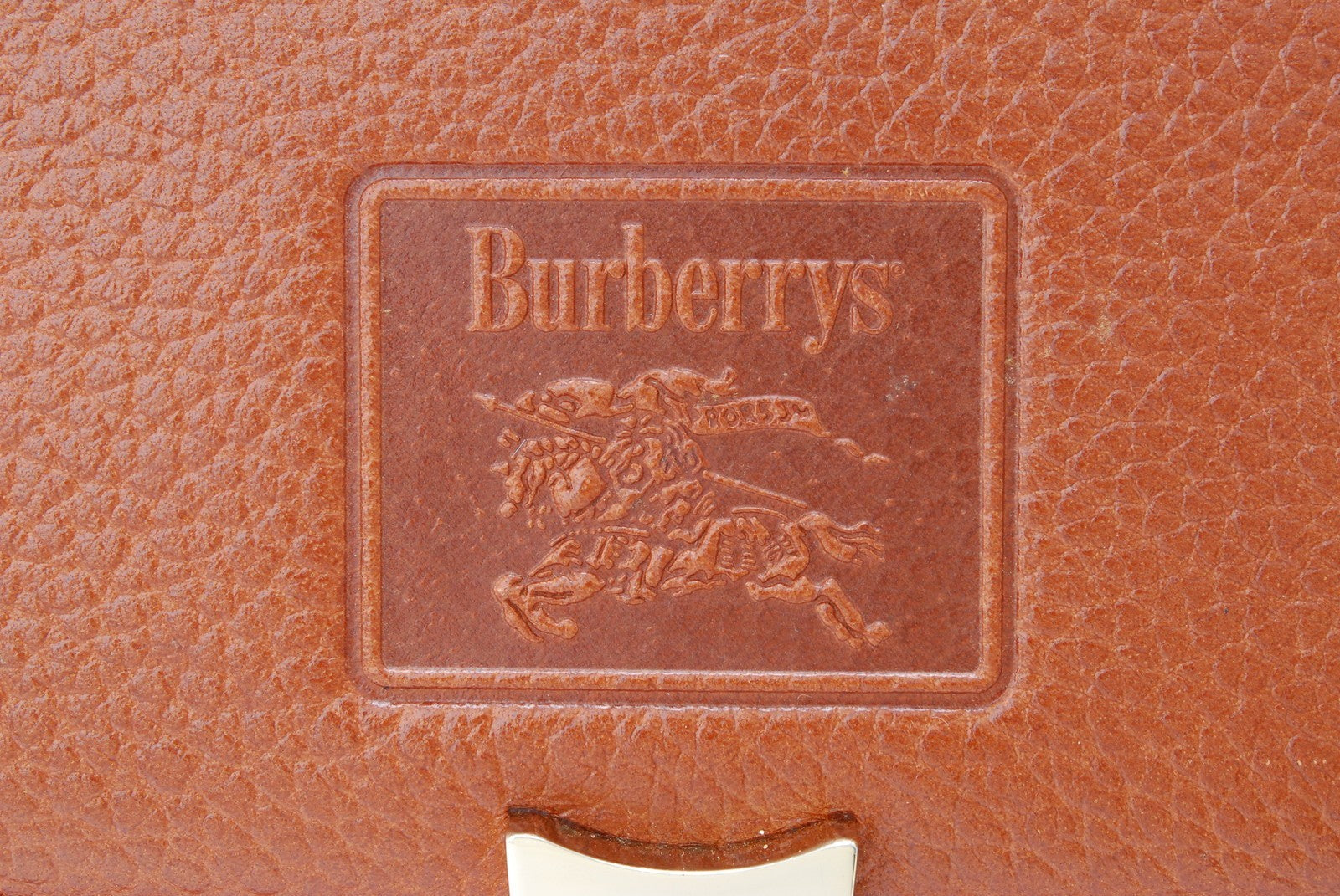 Burberry Vintage Top Handle Handbag - Brown, Leather