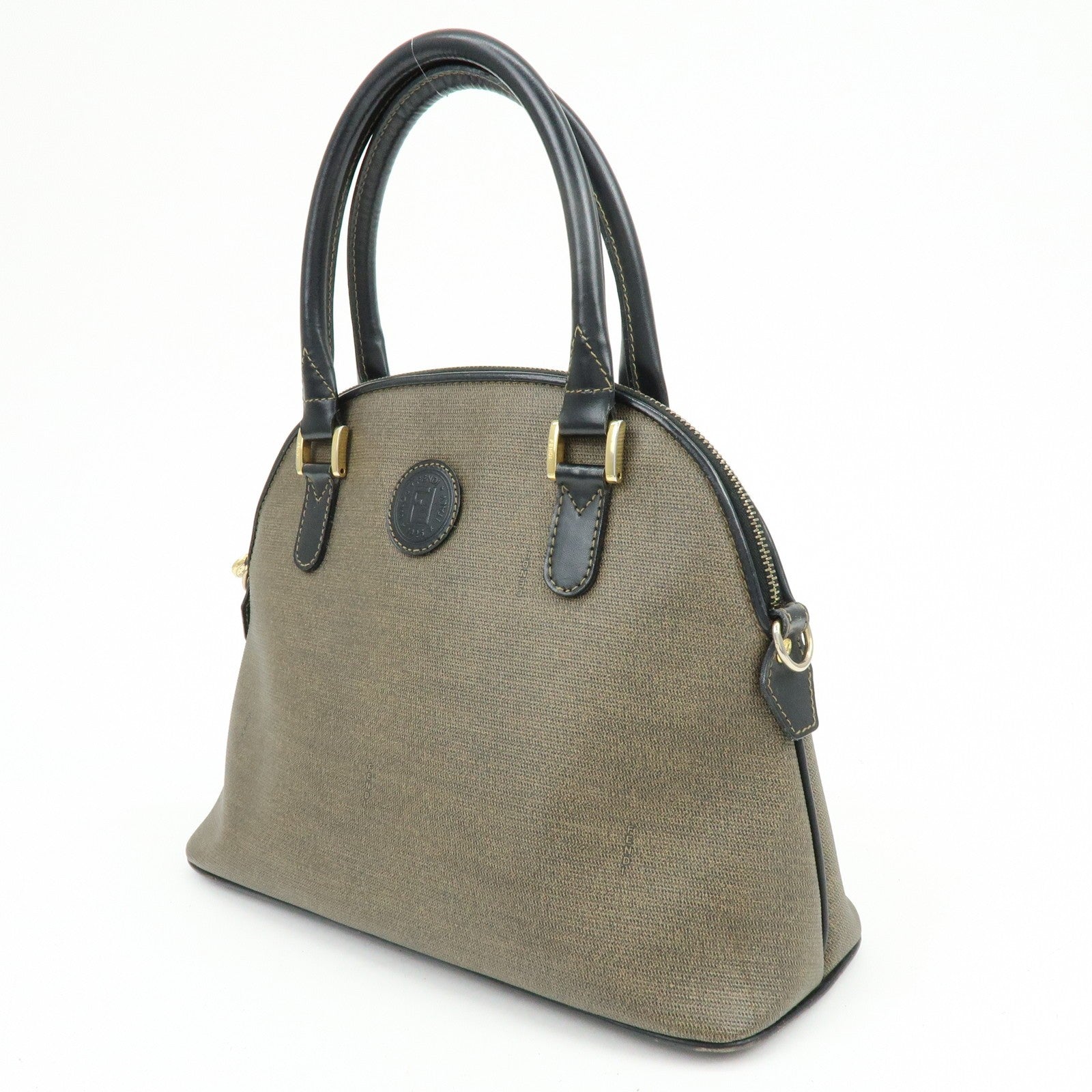 Fendi 2Way Bag Handbag - Brown, Leather