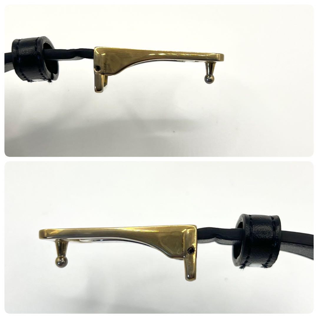 Chanel Coco Mark Belt - Black x Gold, Metal
