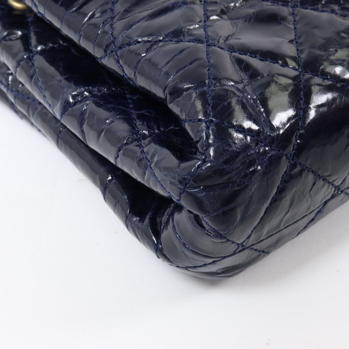 Chanel CC Chain Shoulder Bag - Blue, Calfskin Leather- מגיע עם כרטיס ושקית אבק