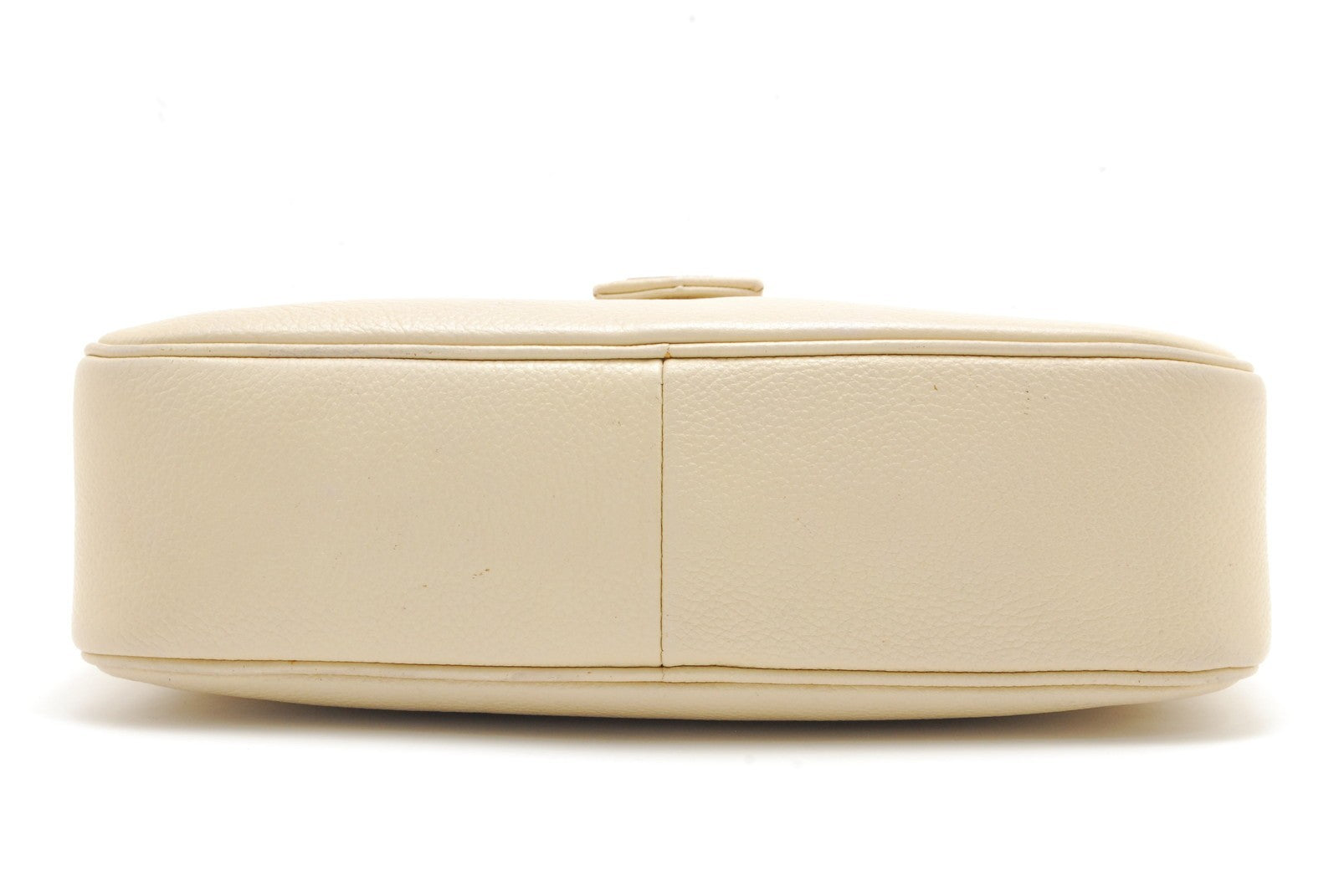 Saint Laurent Yves Shoulder Tote Stitch Bag - Ivory, Leather