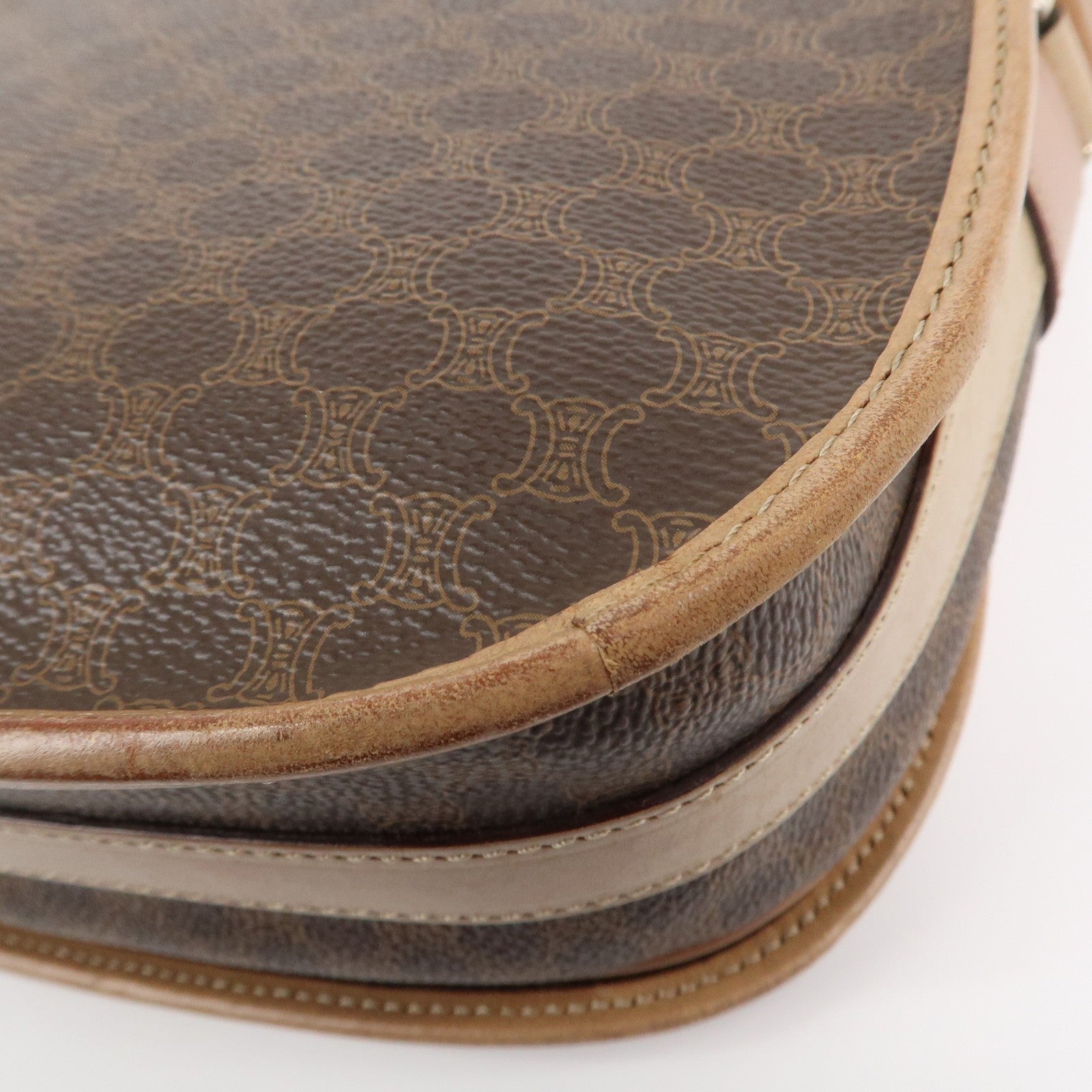Celine Macadam Shoulder Bag - Brown, PVC