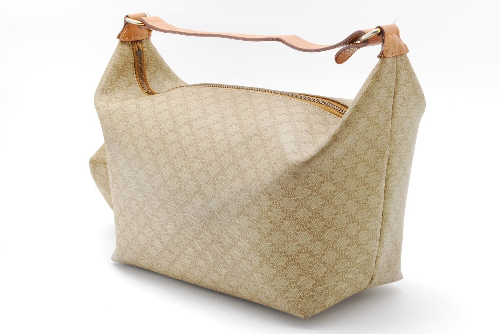 Celine Macadam Handbag - Beige, PVC
