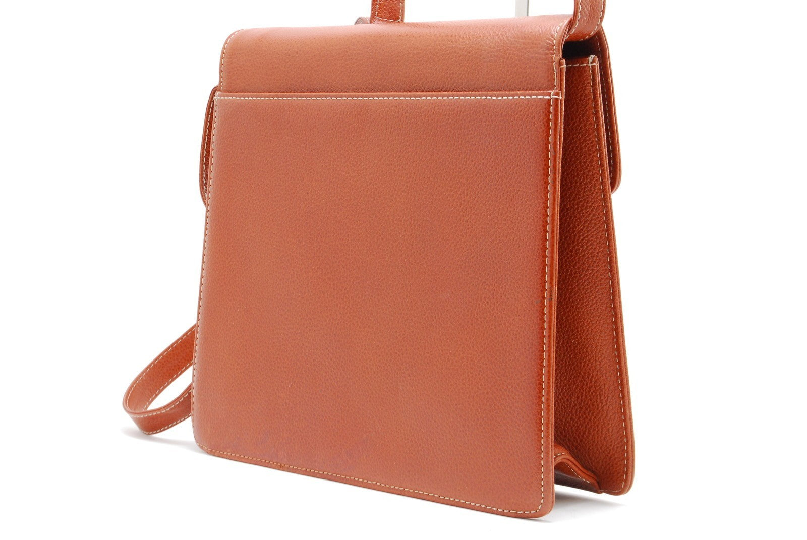 Yves Saint Laurent Shoulder Tote Stitch Bag - Brown, Leather