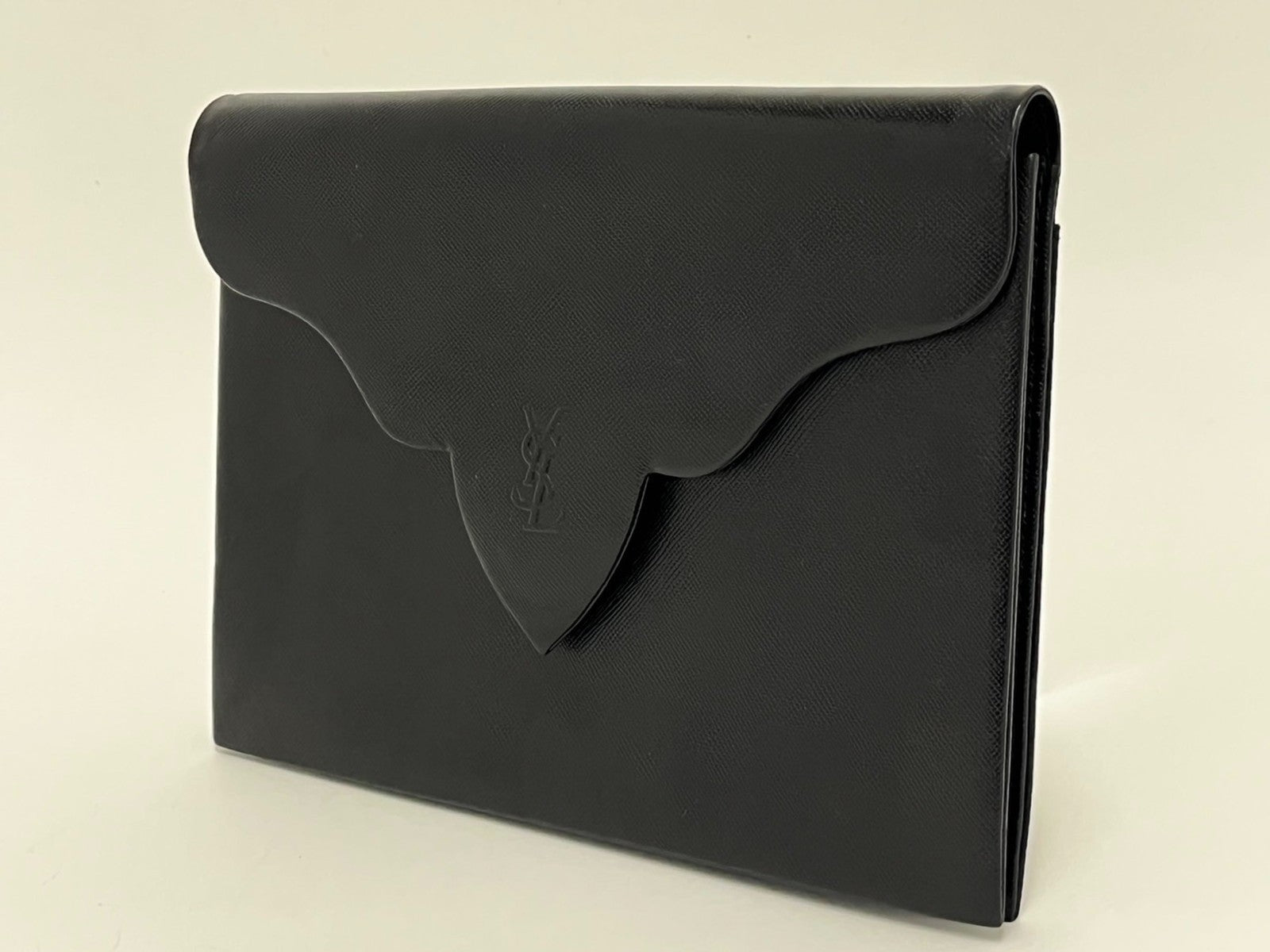 Saint Laurent Clutch Second Bag - Black, Leather