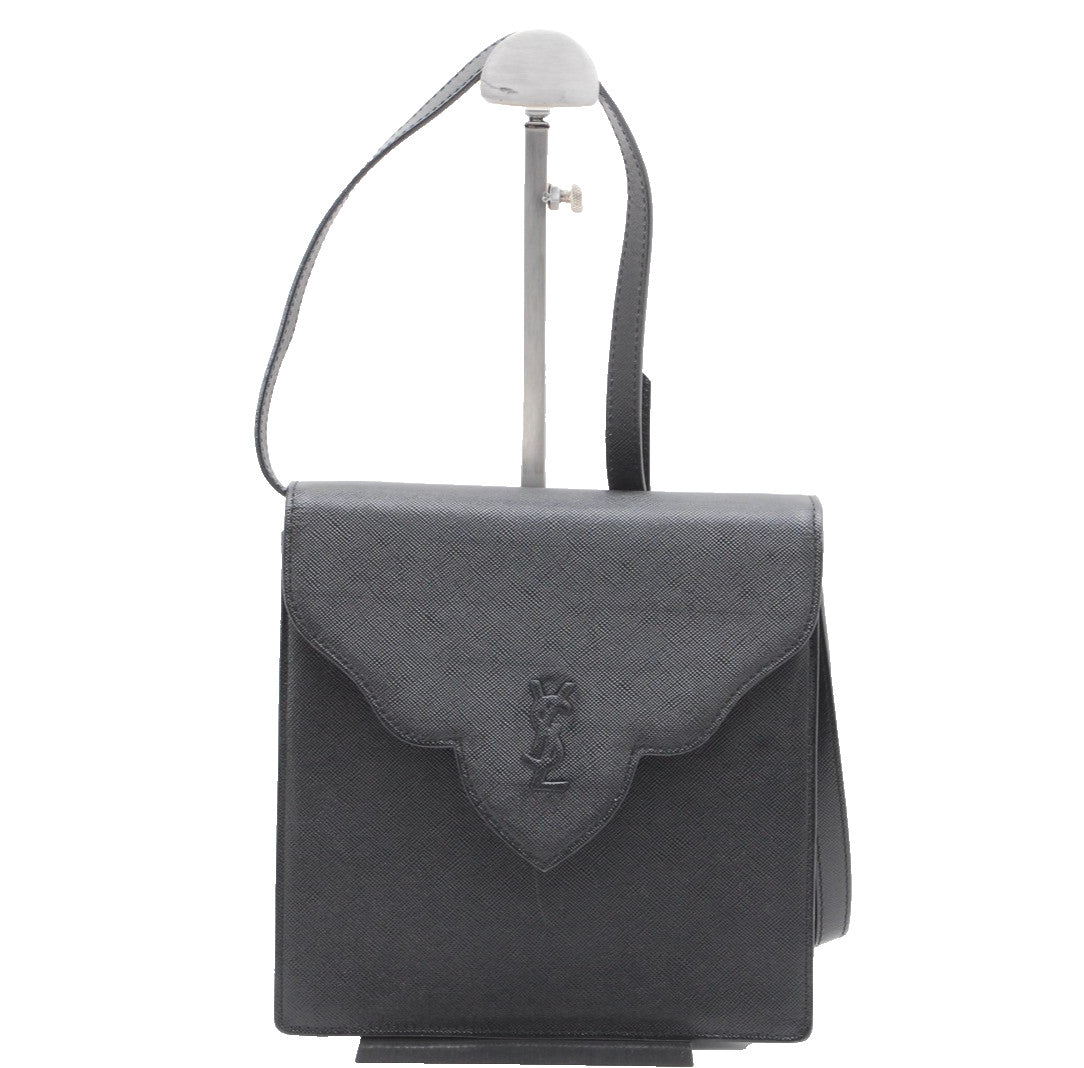 Saint Laurent YSL Shoulder Bag - Black, Leather
