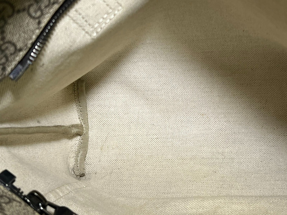 Gucci GG Supreme Tote Bag - Brown, PVC Leather