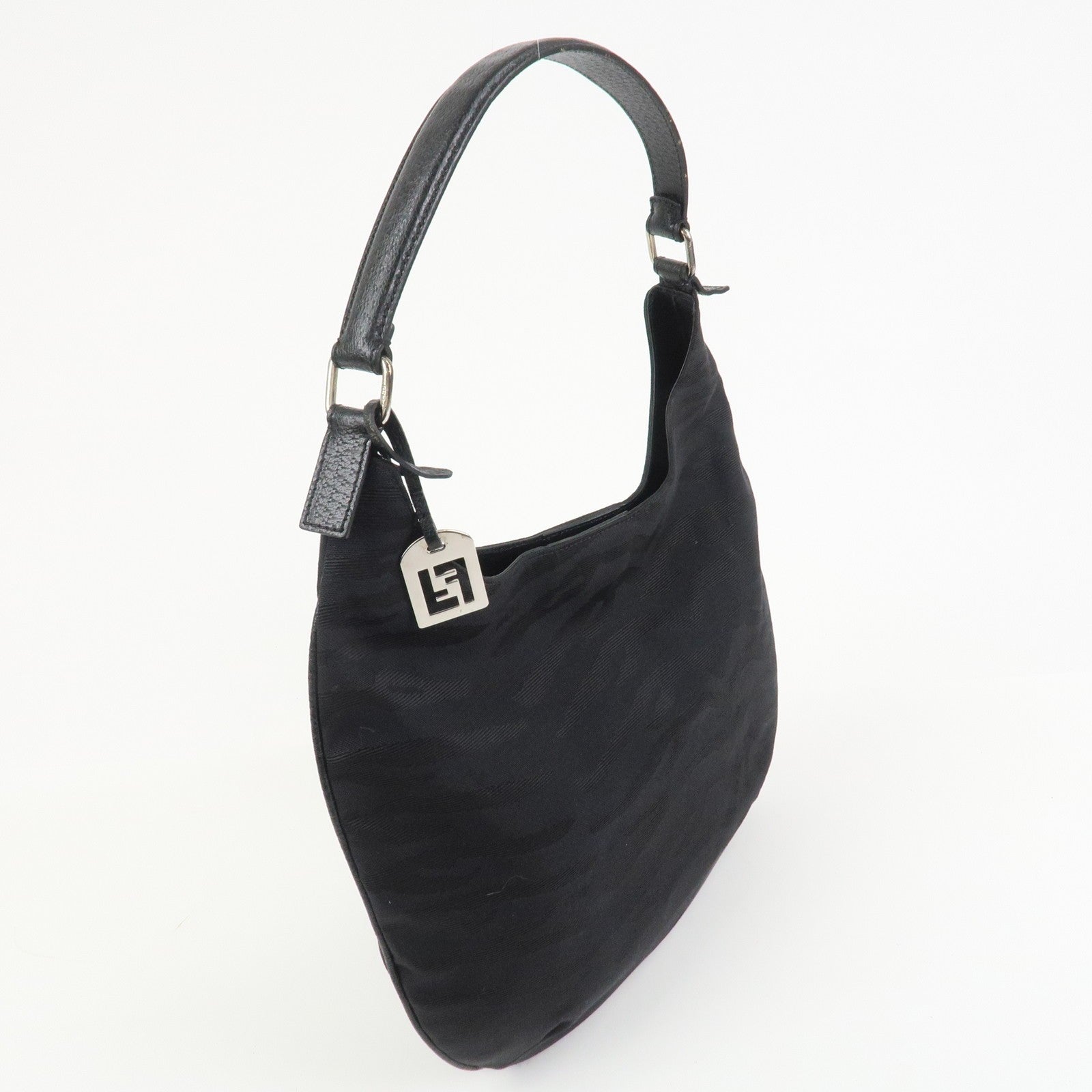 Fendi Shoulder Bag - Black, Canvas Leather
