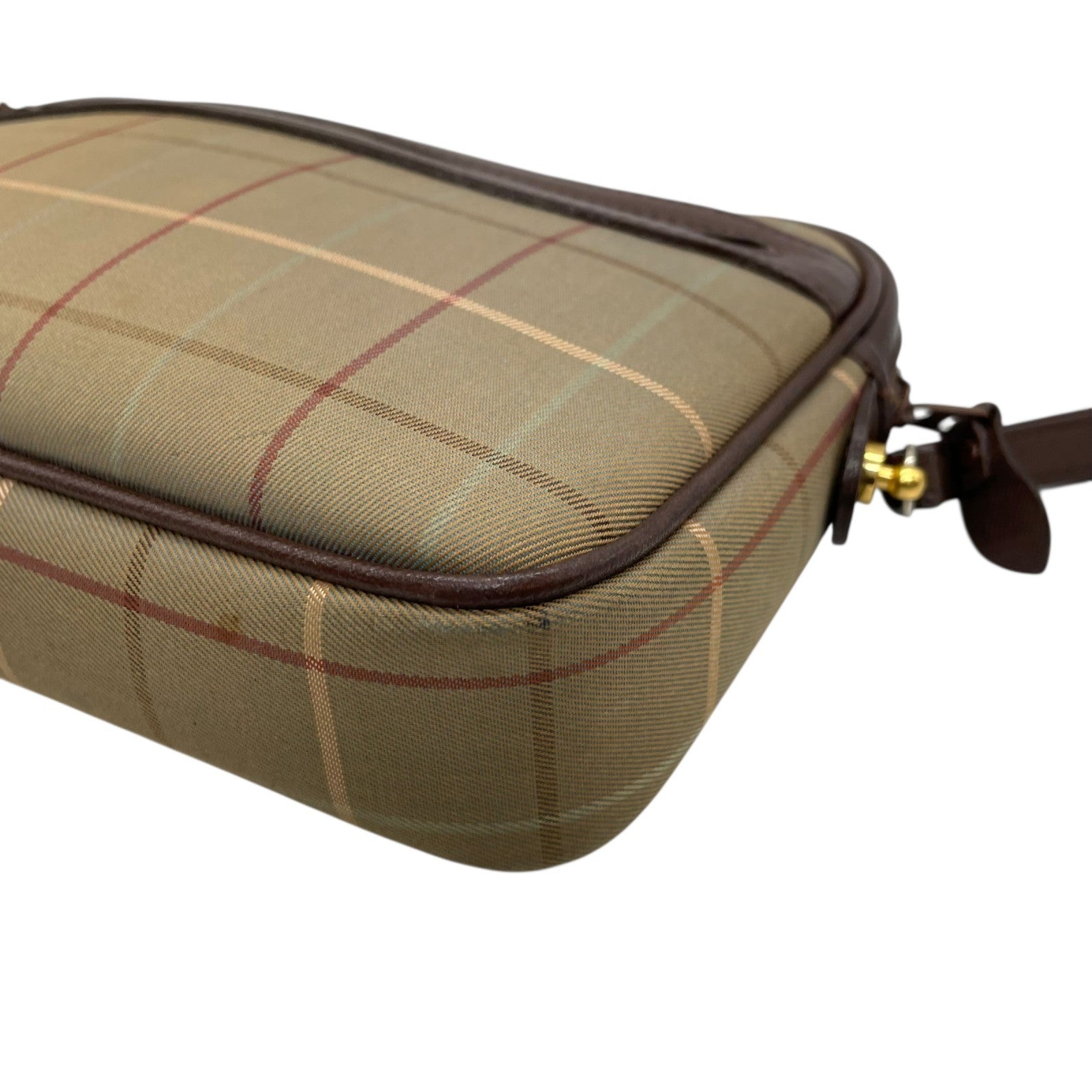 Burberry Clutch Pouch - Khaki Brown, Canvas Leather