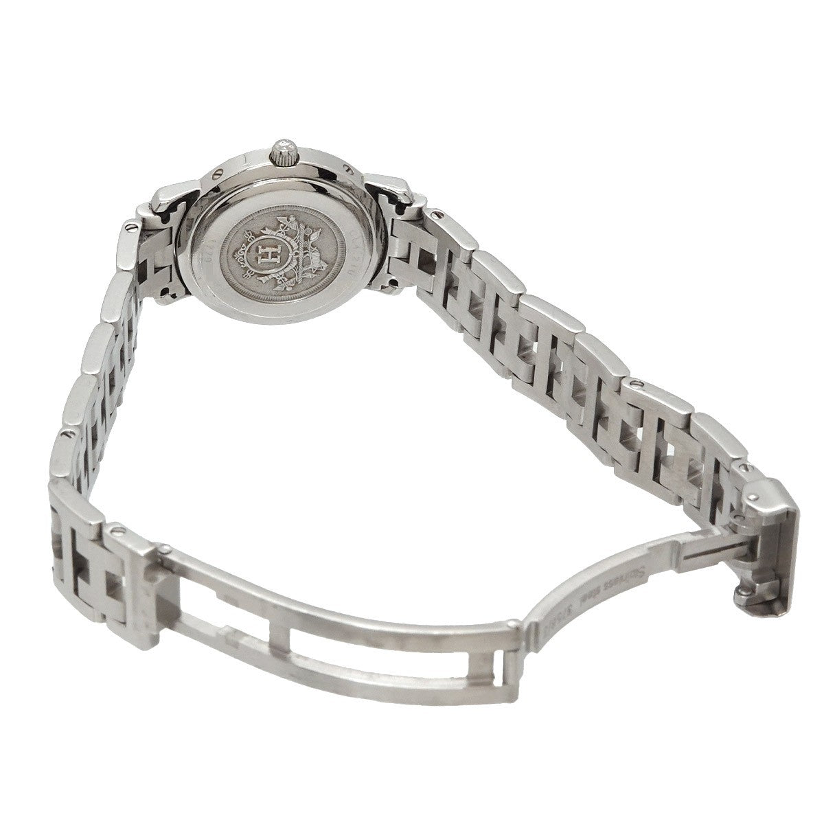 Hermès Clipper CL4 210 Watch - Pink, Stainless Steel