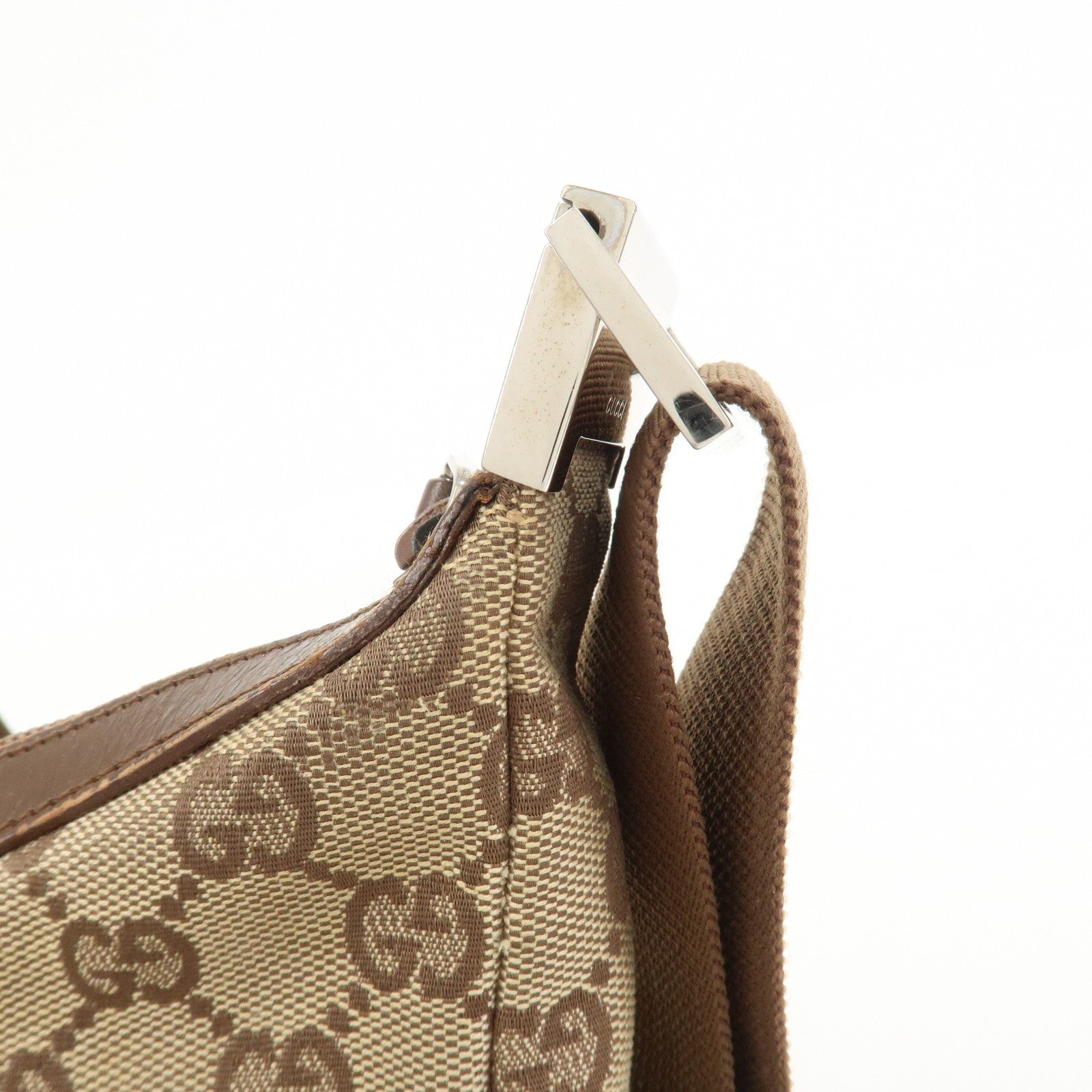Gucci Crossbody Bag - Brown, GG Canvas, Leather