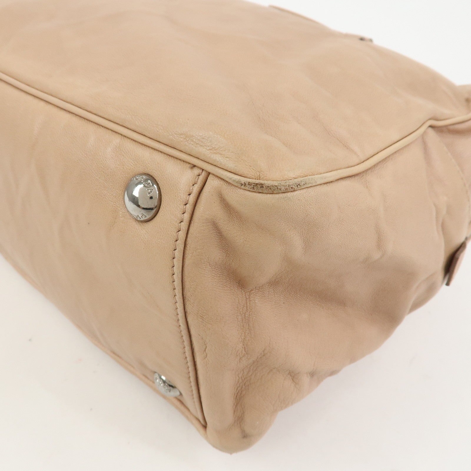 Prada Shoulder Bag - Pink Beige, Leather