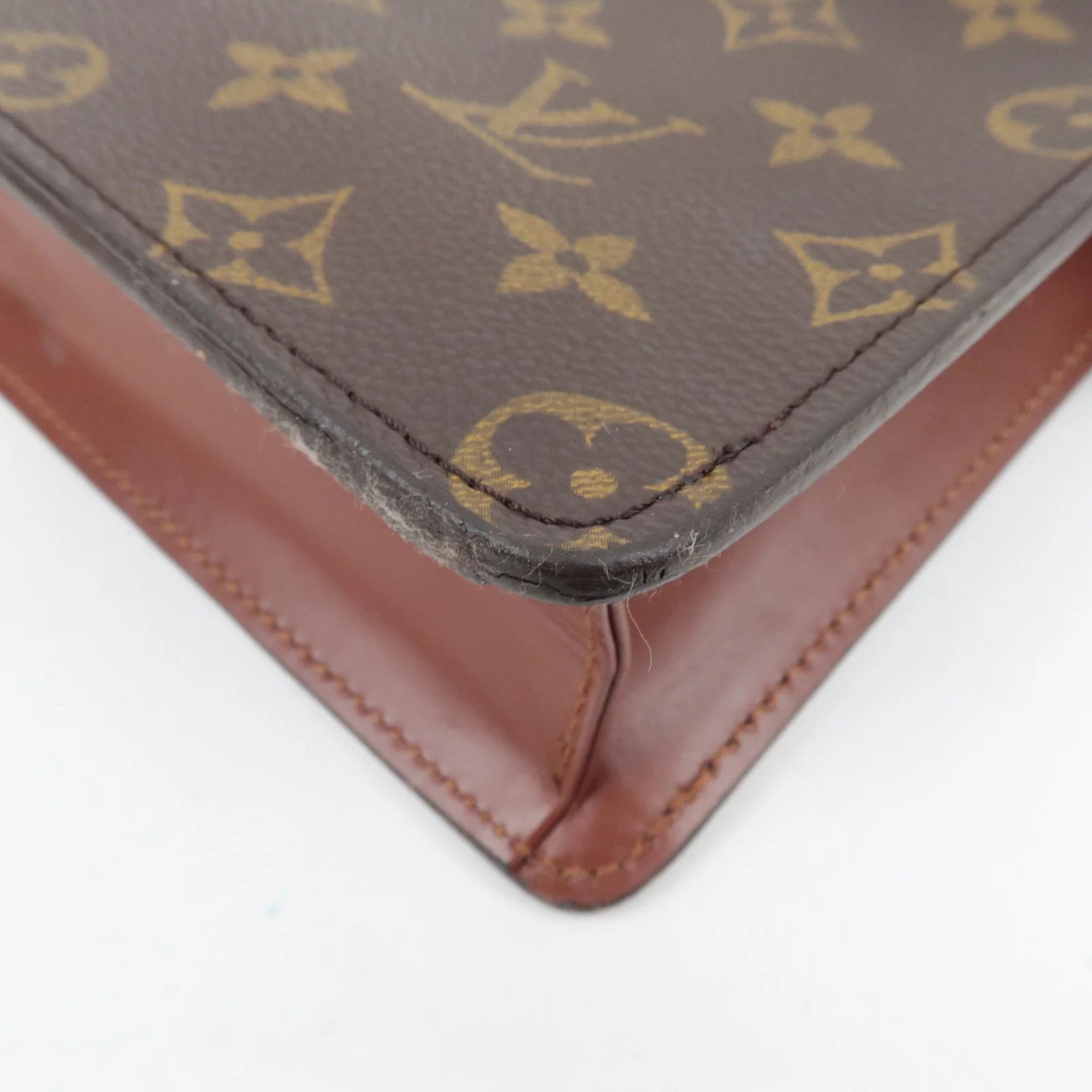 Louis Vuitton Monogram Pochette Homme Clutch Bag - Monogram, Canvas, Leather