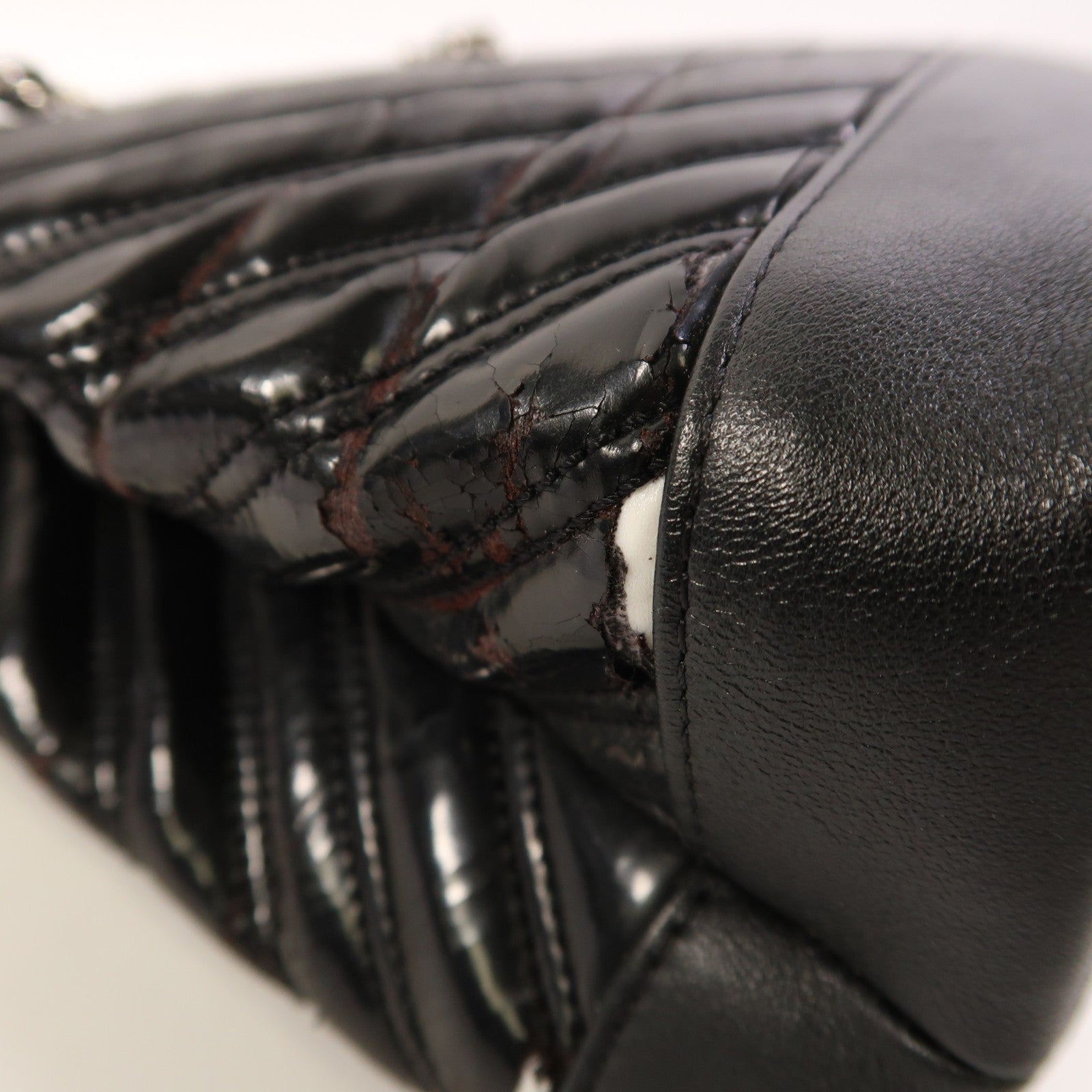 Chanel CC SHW Chain Shoulder Bag - Black, Leather