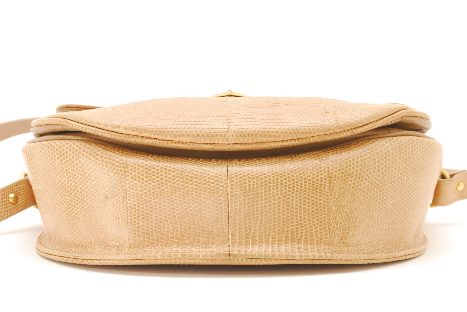 Saint Laurent Yves Vintage Shoulder Bag - Beige, Leather
