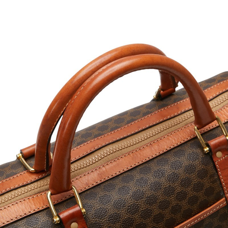 Celine Macadam Boston Bag - Brown, PVC