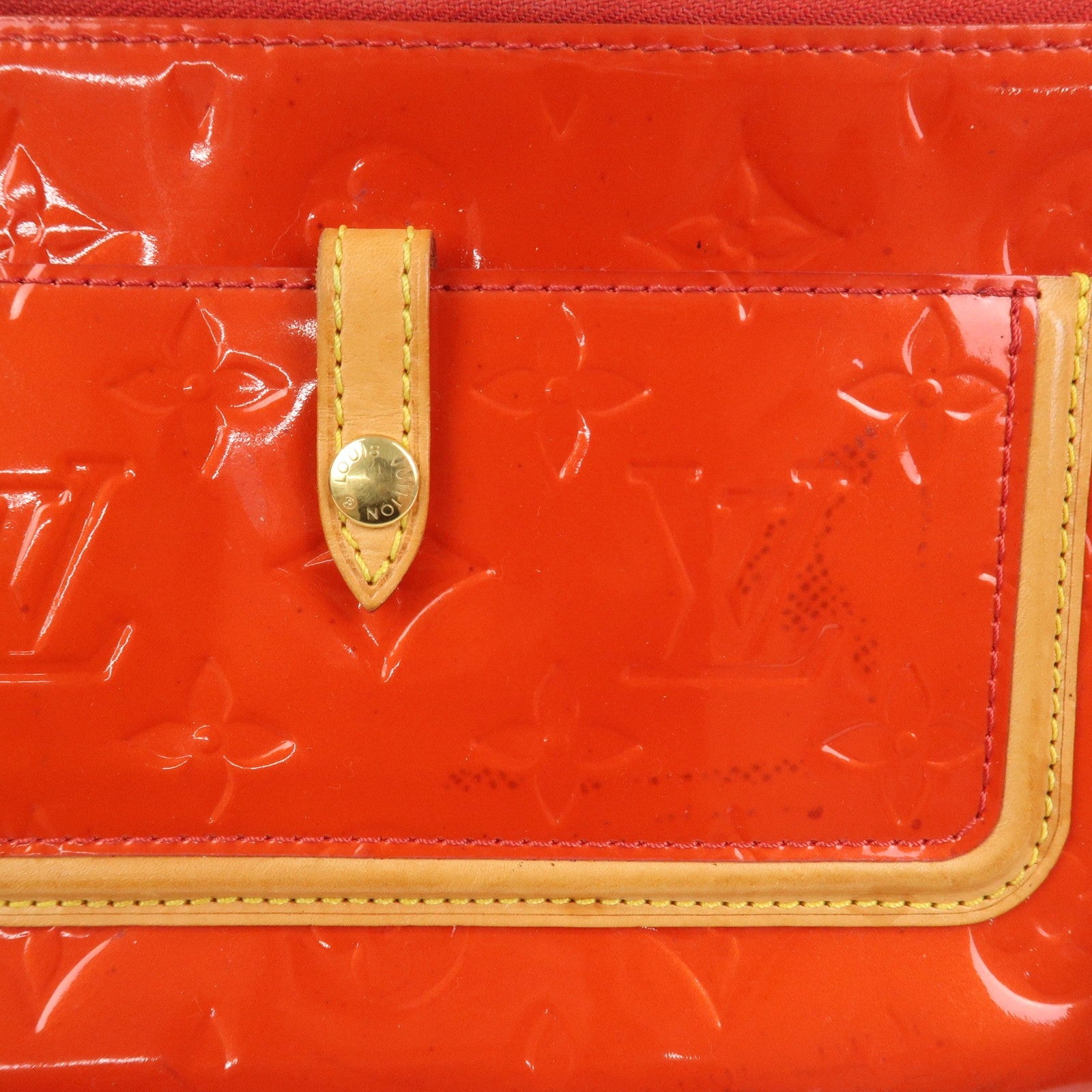 Louis Vuitton Monogram Vernis Mallory Square Shoulder Bag - Rouge, Vernis Leather