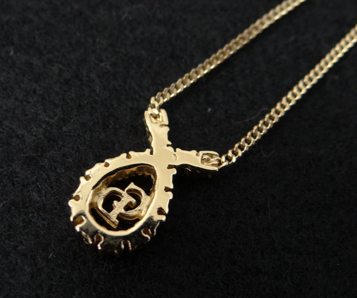 Dior Chain Necklace Pendant - Gold, Metal