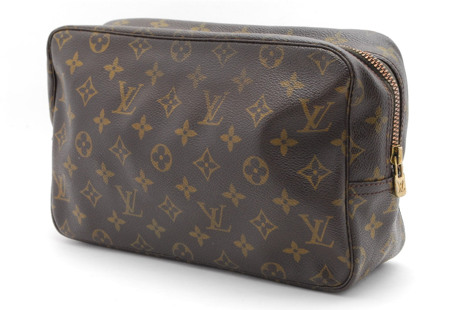 Louis Vuitton Trousse Toilette 28 Monogram Clutch - Brown, Leather