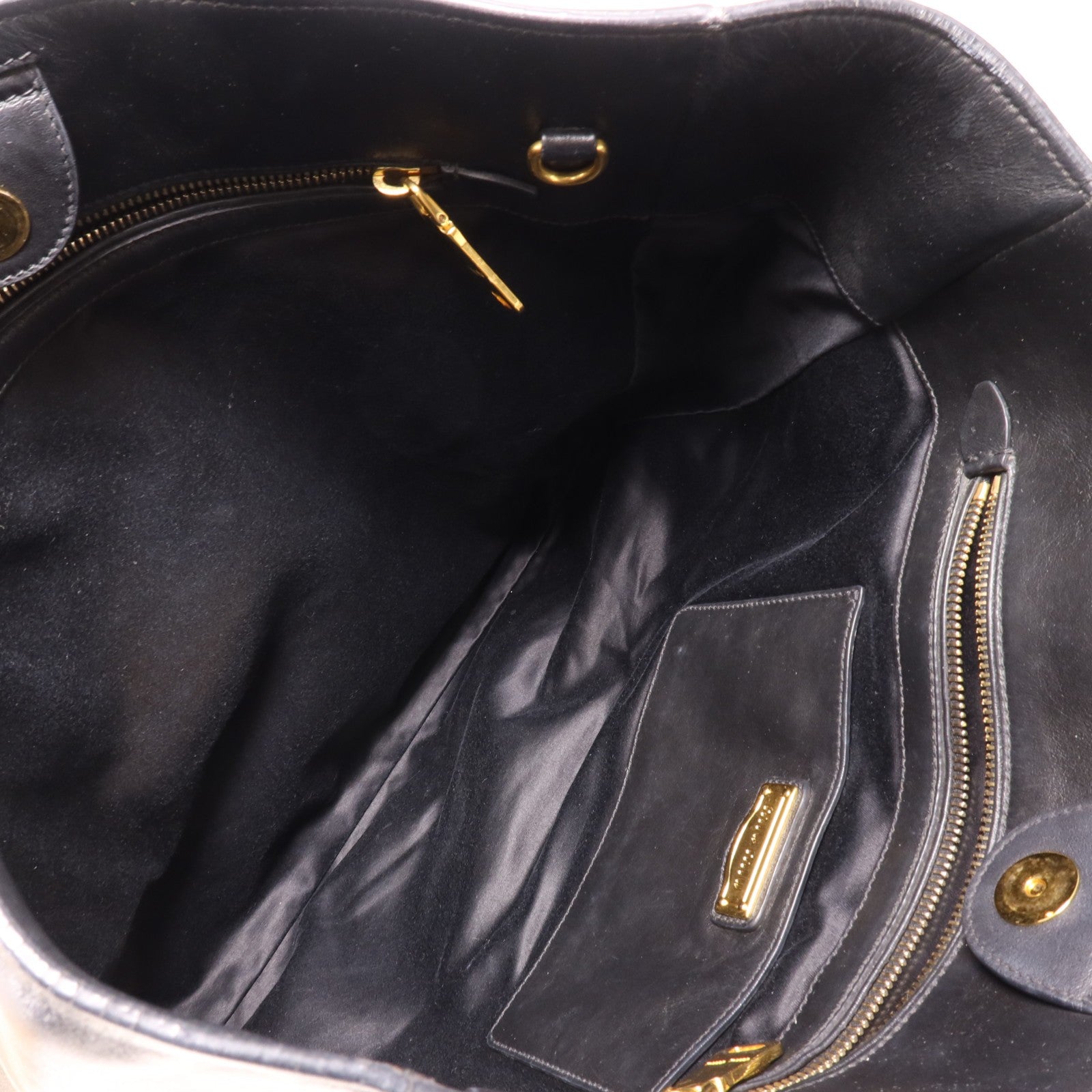 Miu Miu GHW Tote Bag - Black, Lambskin Leather