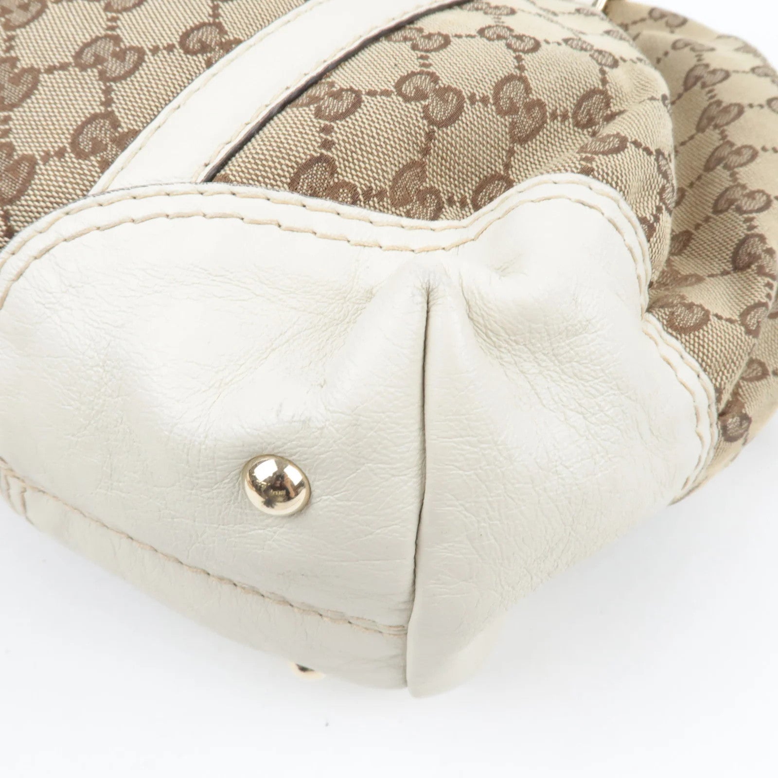 Gucci Tote Bag - Beige, GG Canvas and Leather