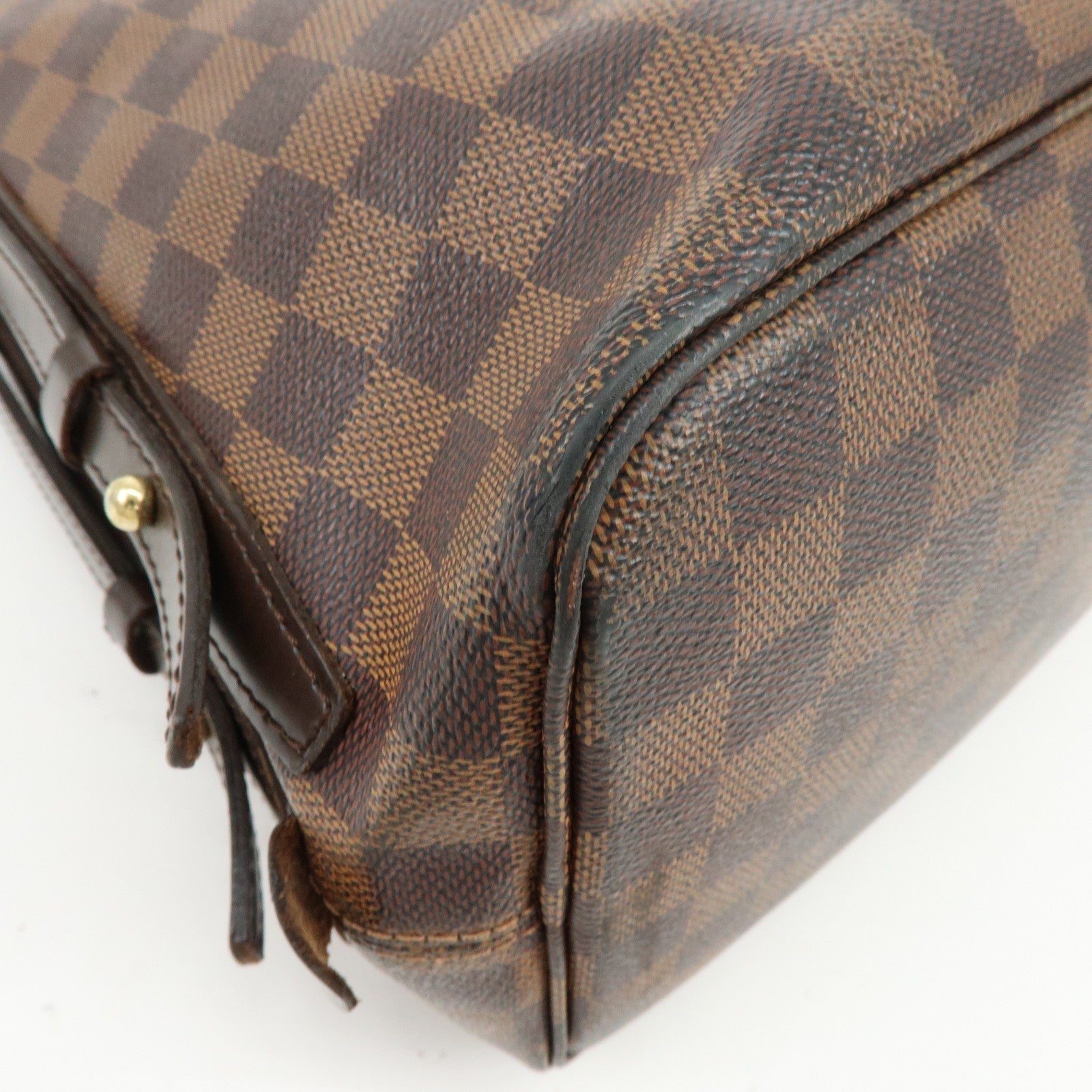 Louis Vuitton Damier Ebene Cabas Rivington Canvas Shoulder Bag