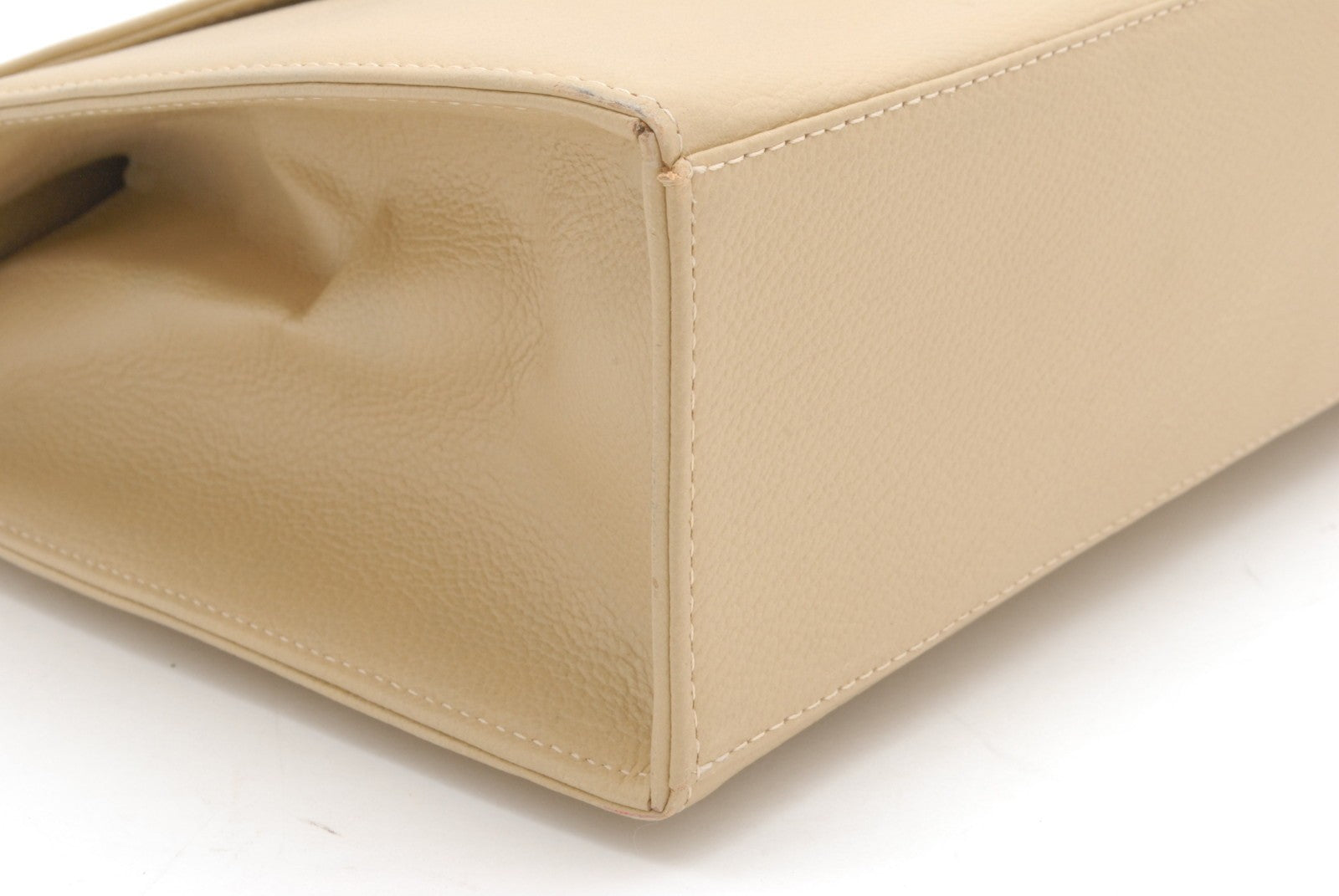 Yves Saint Laurent YSL Hand Bag - Ivory, Leather