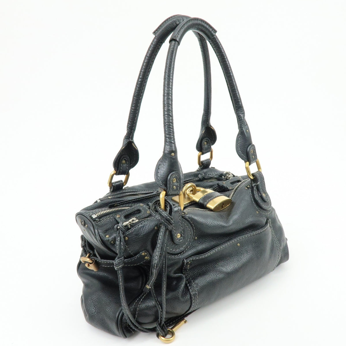 Chloe Paddington Handbag - Black, Leather