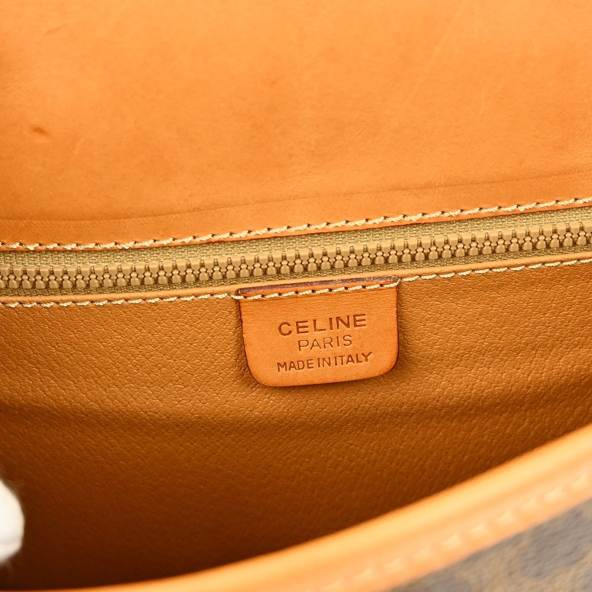 Celine Macadam Shoulder Bag - Brown, Leather
