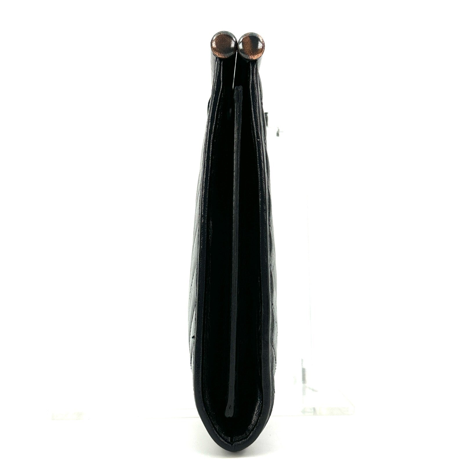 Saint Laurent YSL Clutch - Black, Leather