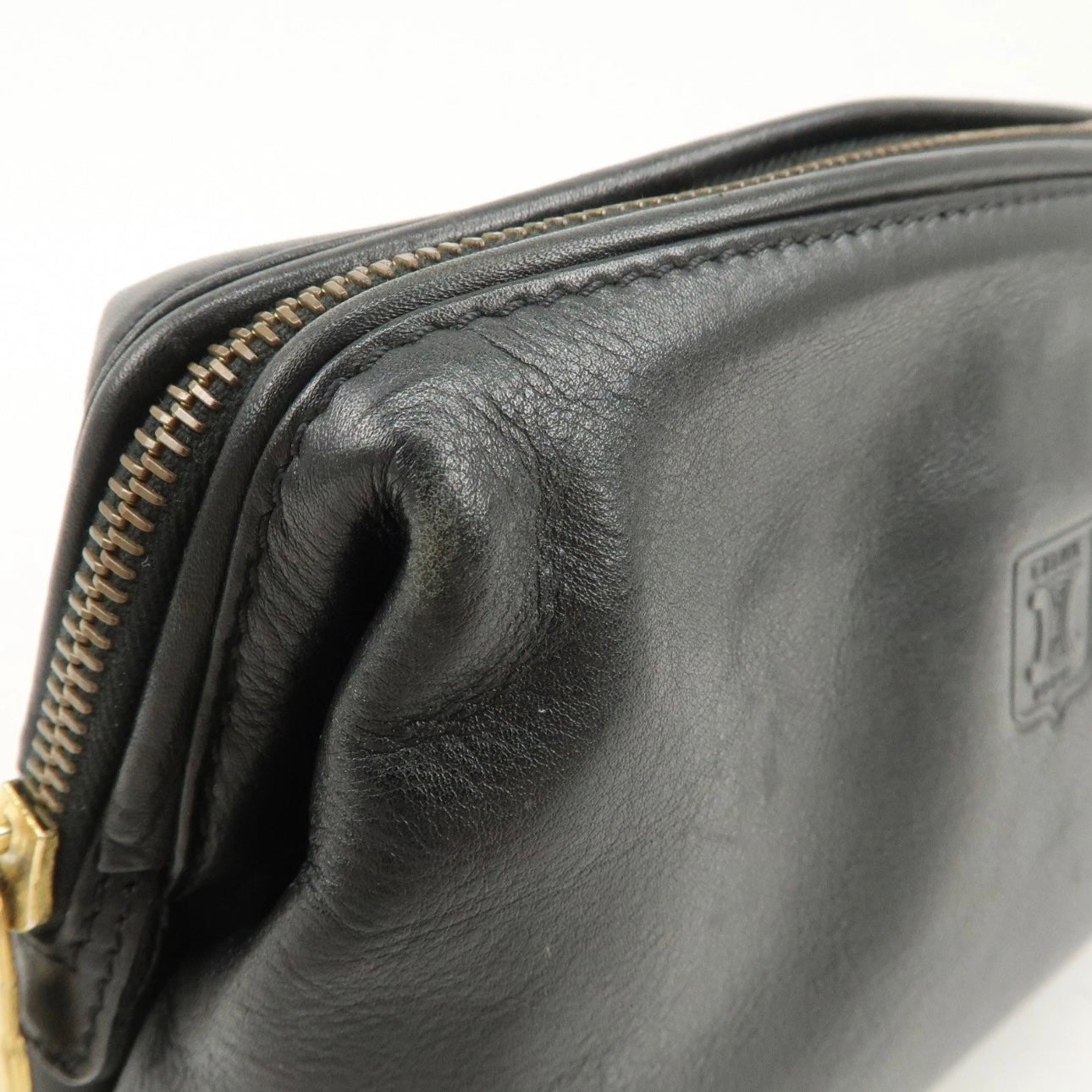 CELINE Clutch - Black, Leather