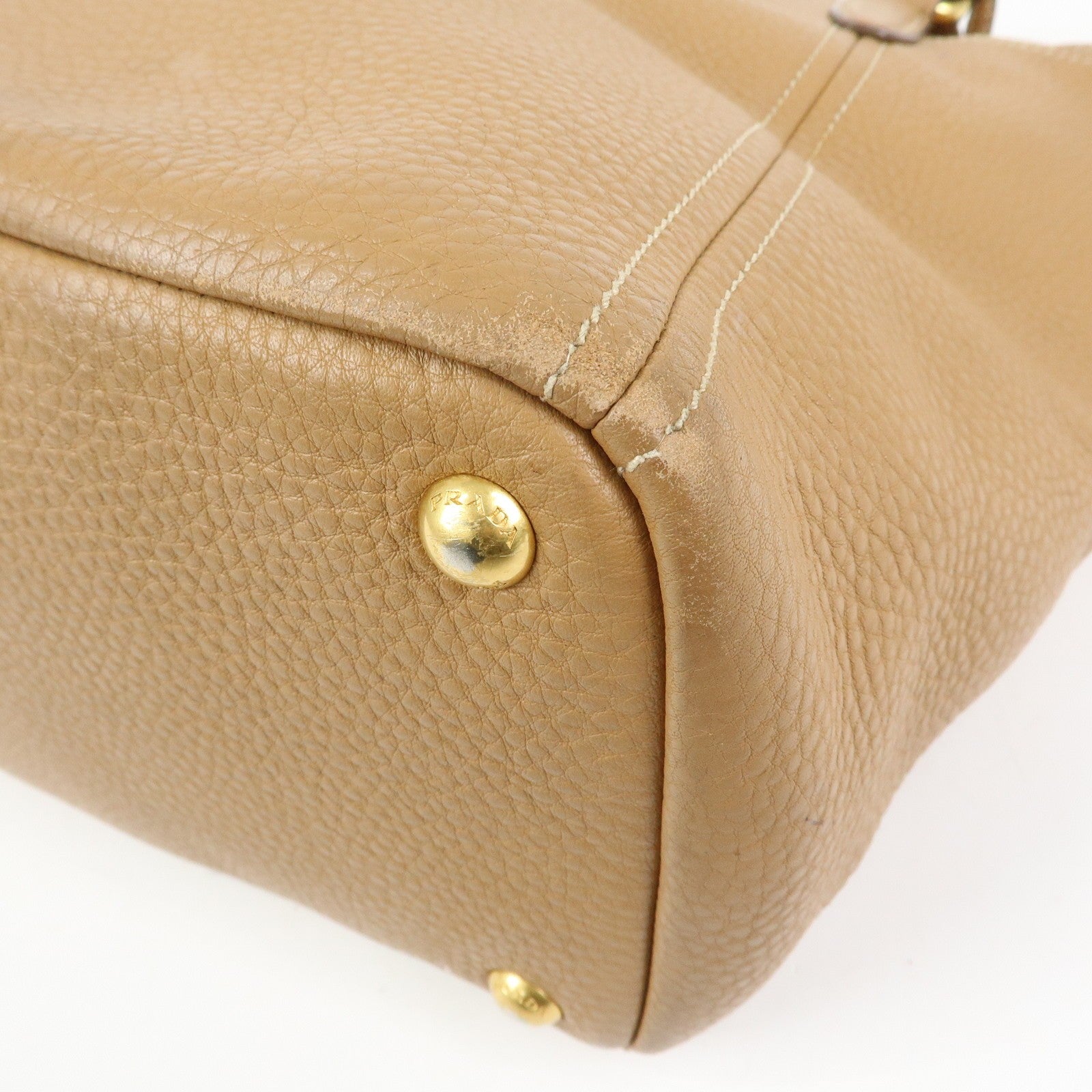 Prada Vitello Daino Tote Bag - Brown, Leather